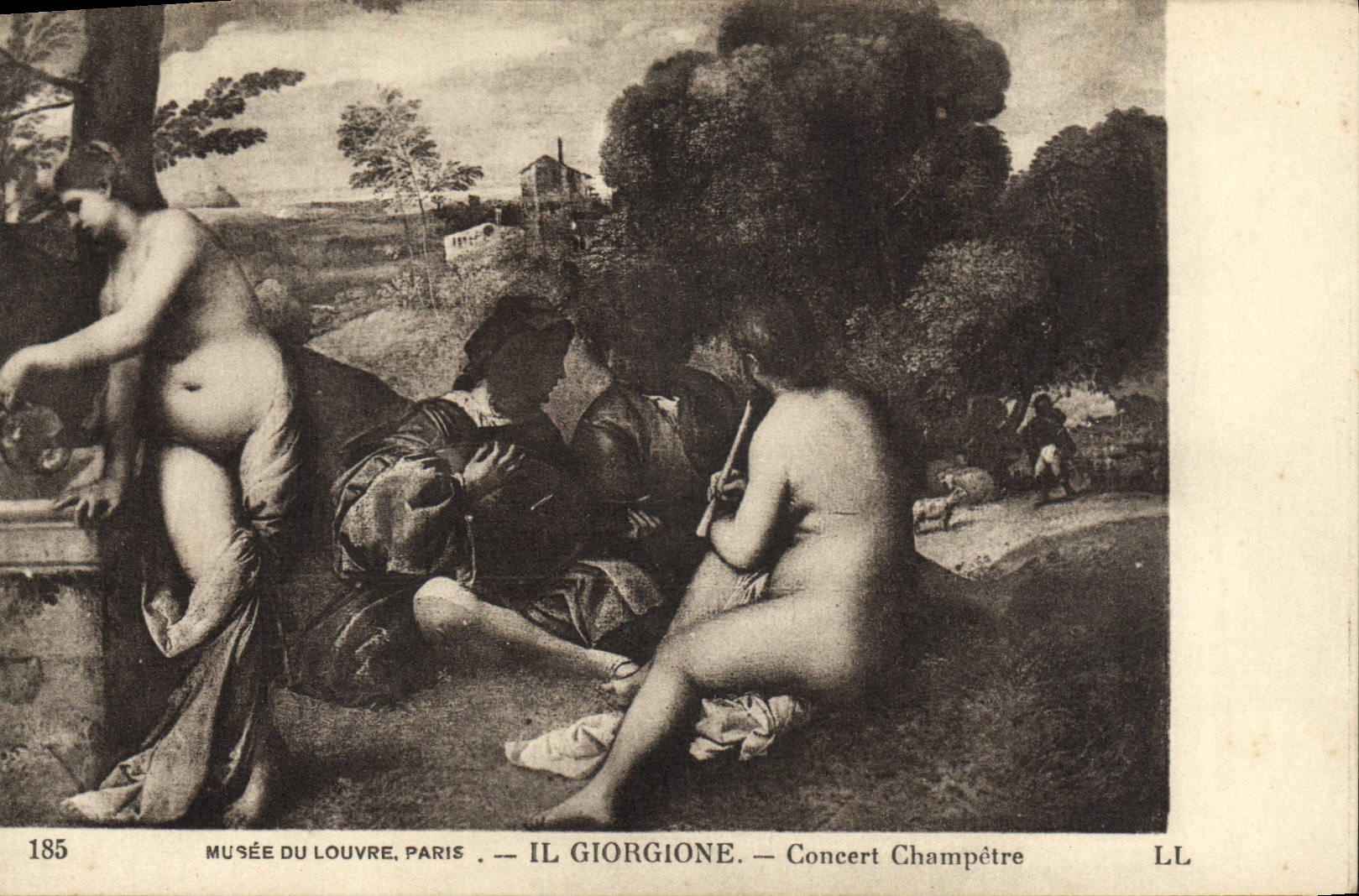 CPA Musee du Louvre Paris Il Glorgione Concert Champetre 