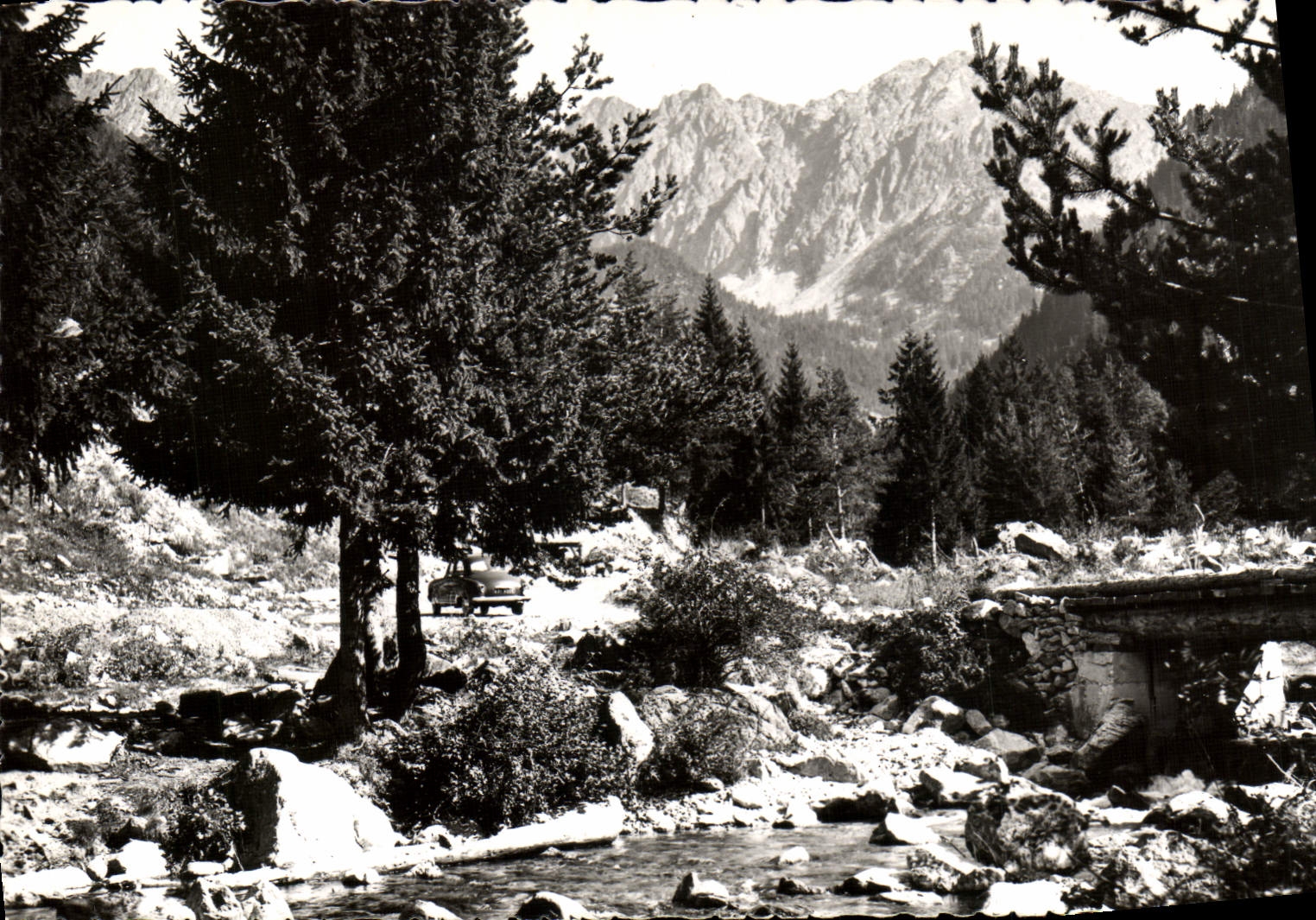 POSTAL MODERNA San Martín Vesubie el valle de Boreon