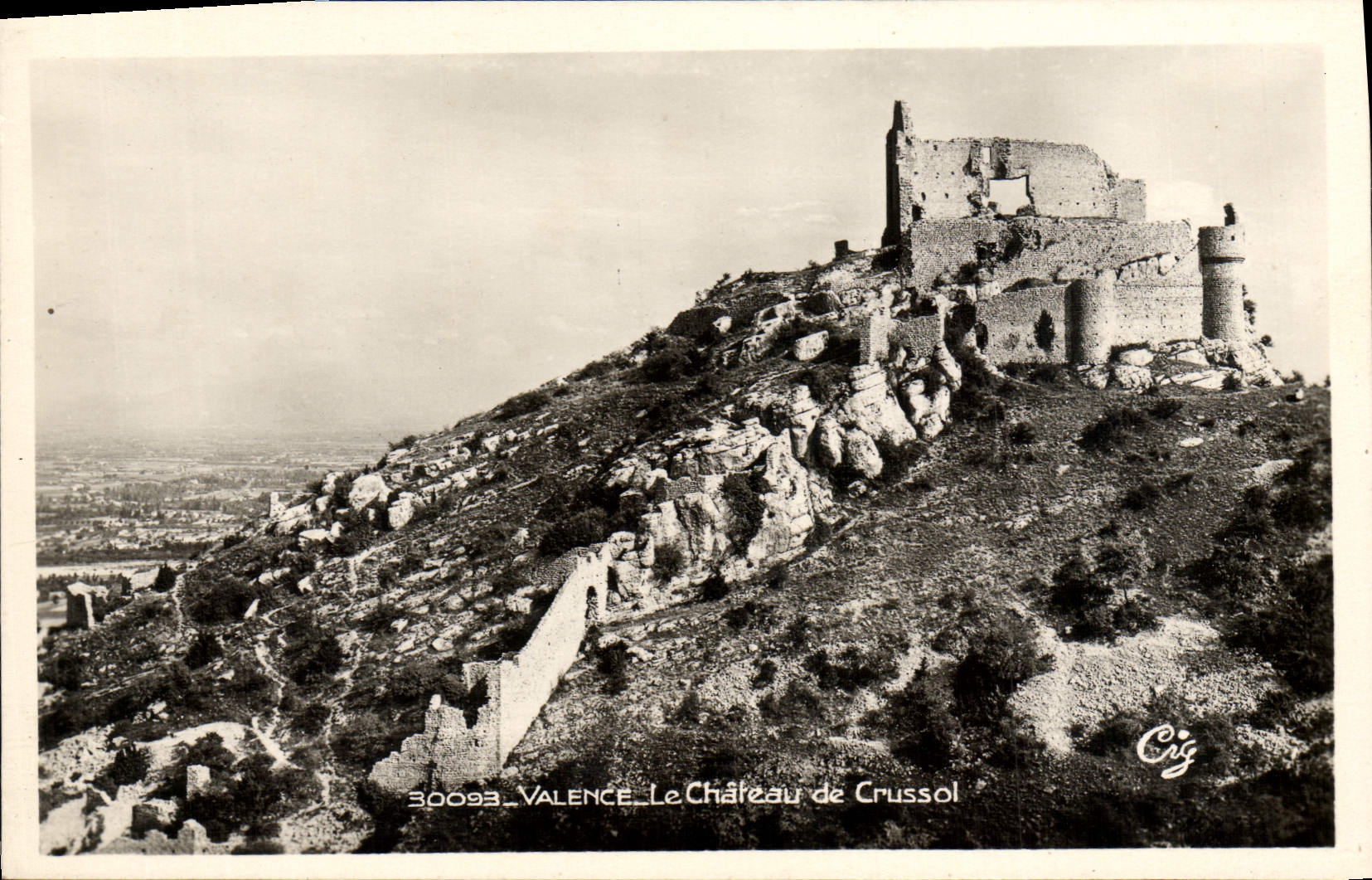 MODERN CARD Valence the Castle of Crussol