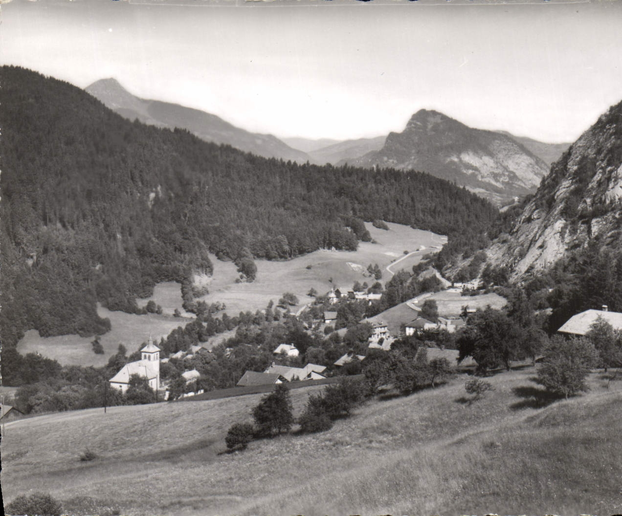 POSTAL MODERNA Frasse la asamblea de Chevrand y el pico de Marcelly