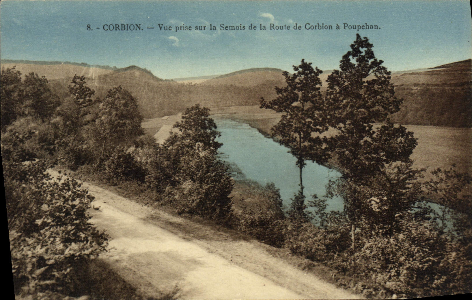 CPM Corbion Vue sur la Semois de la Route de Corbion a Poupehan
