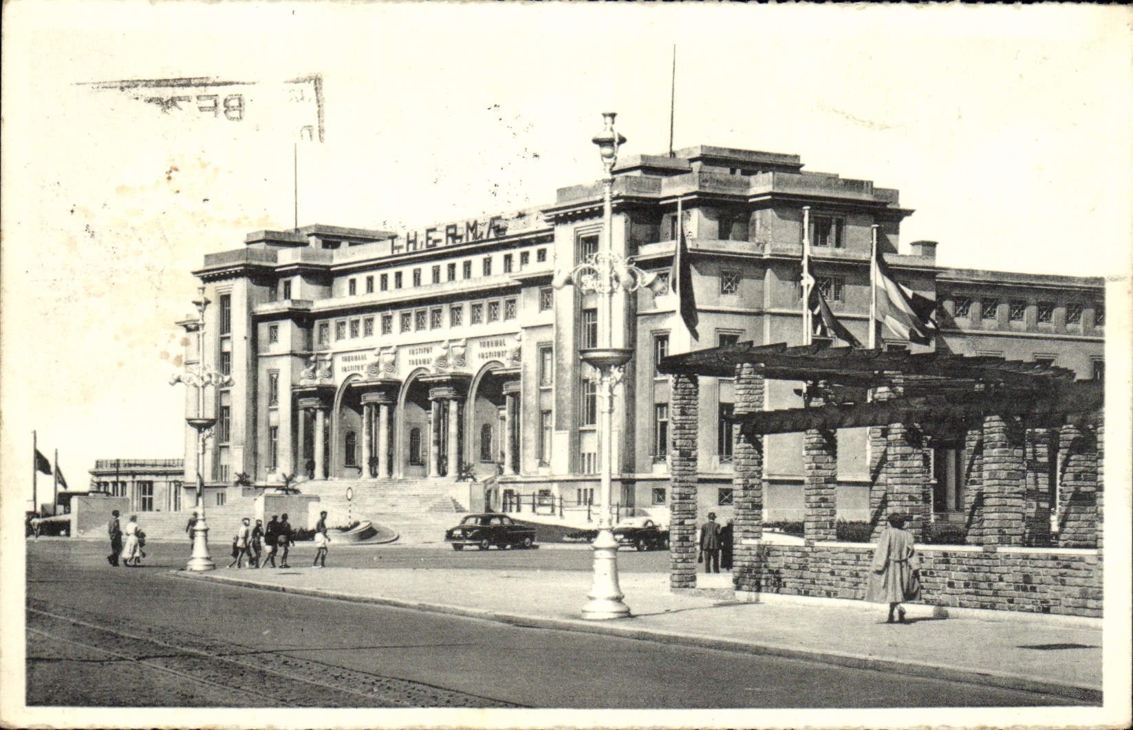 CPA Ostende Palais Des Thermes 