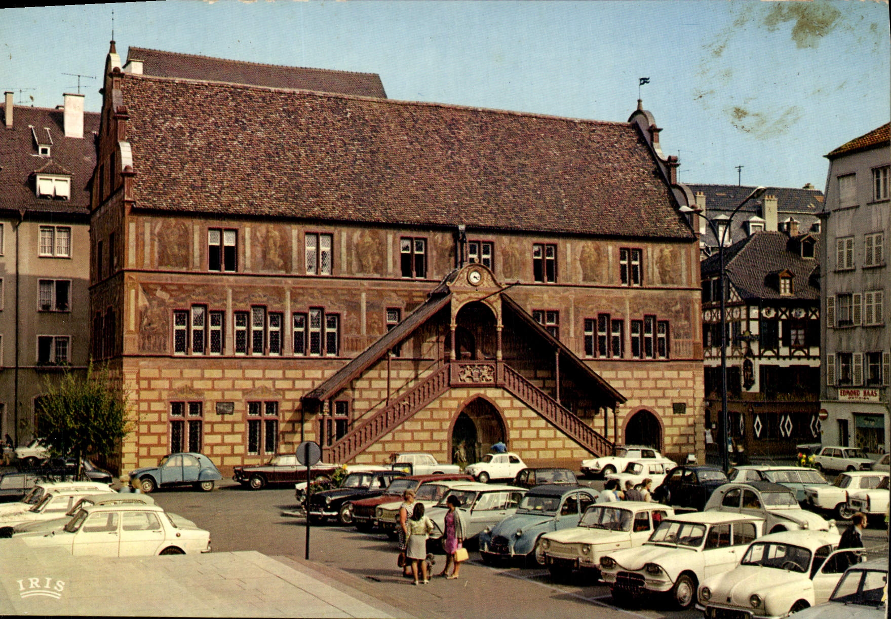 MODERN CARD Mulhouse the Splendid Town hall Monument Of Renaissance Rhenish