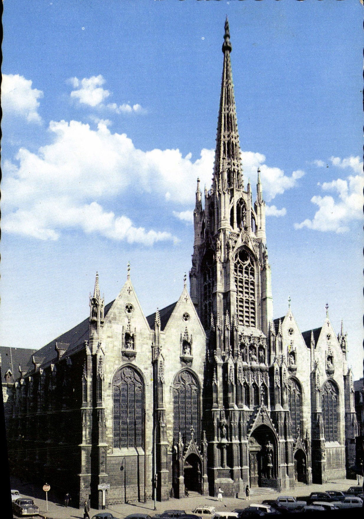MODERN CARD Lille Church Maurice Saint