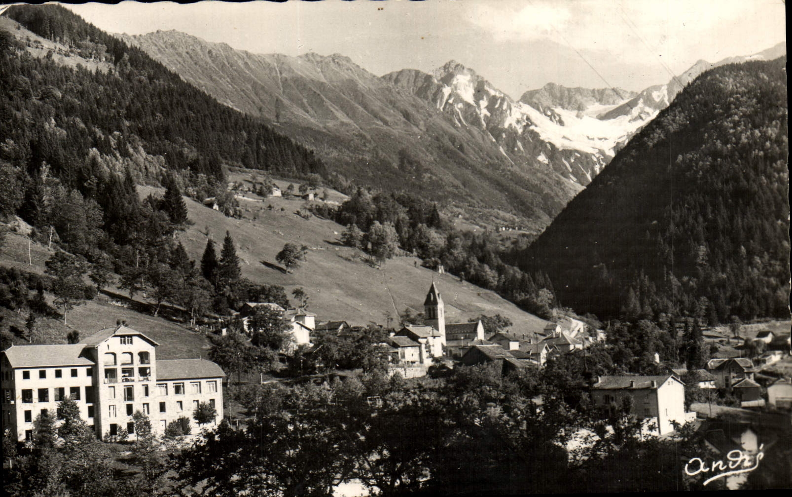 MODERN CARD the Beautiful French Alps Pinsot And the Glacier Of Gleyzin