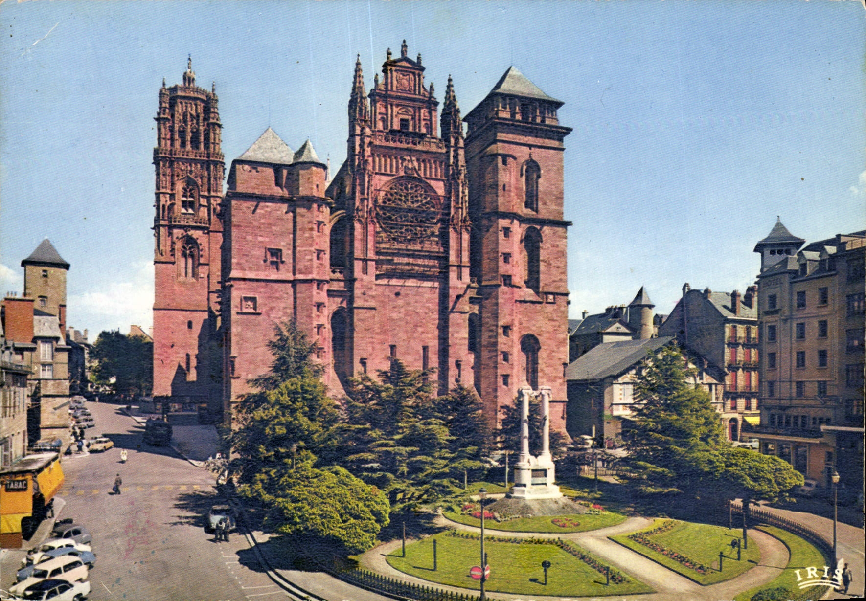 MODERN CARD Rodez Notre Dame Cathedral