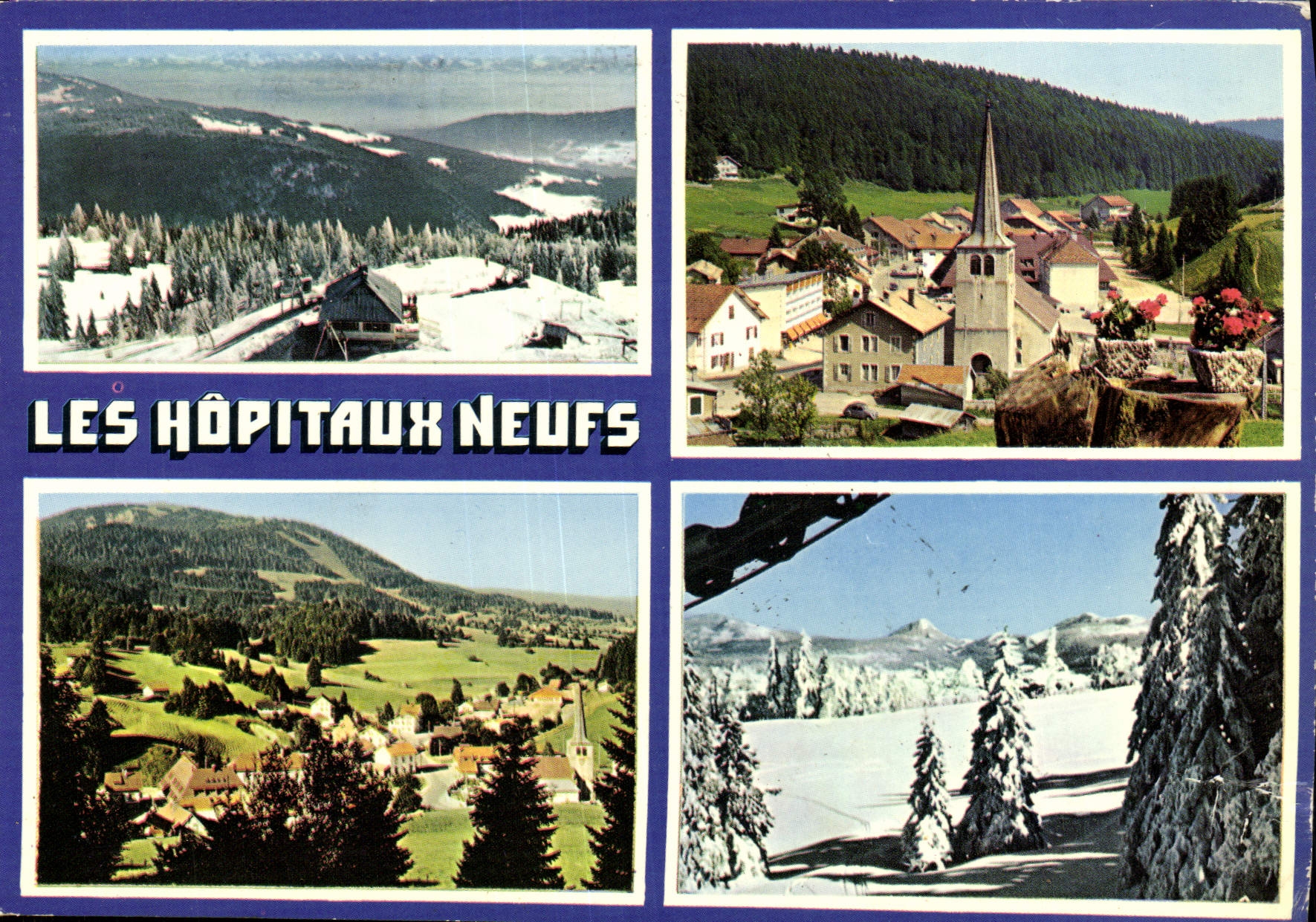 CPM Les Hopitaux Neufs Station De Sports D'Hiver Cure d'air