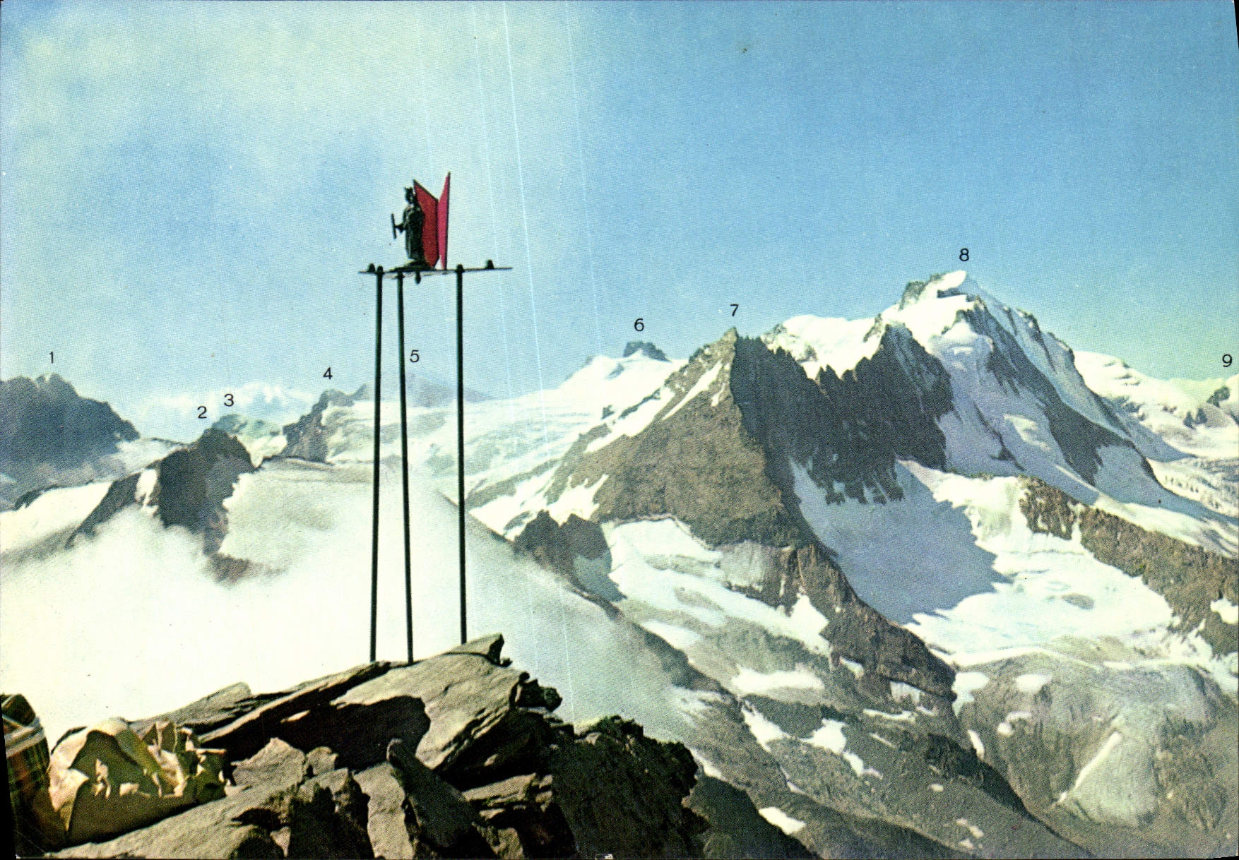 MODERN CARD Calena Del Gran Paradiso Panorama Paved Punta Nera