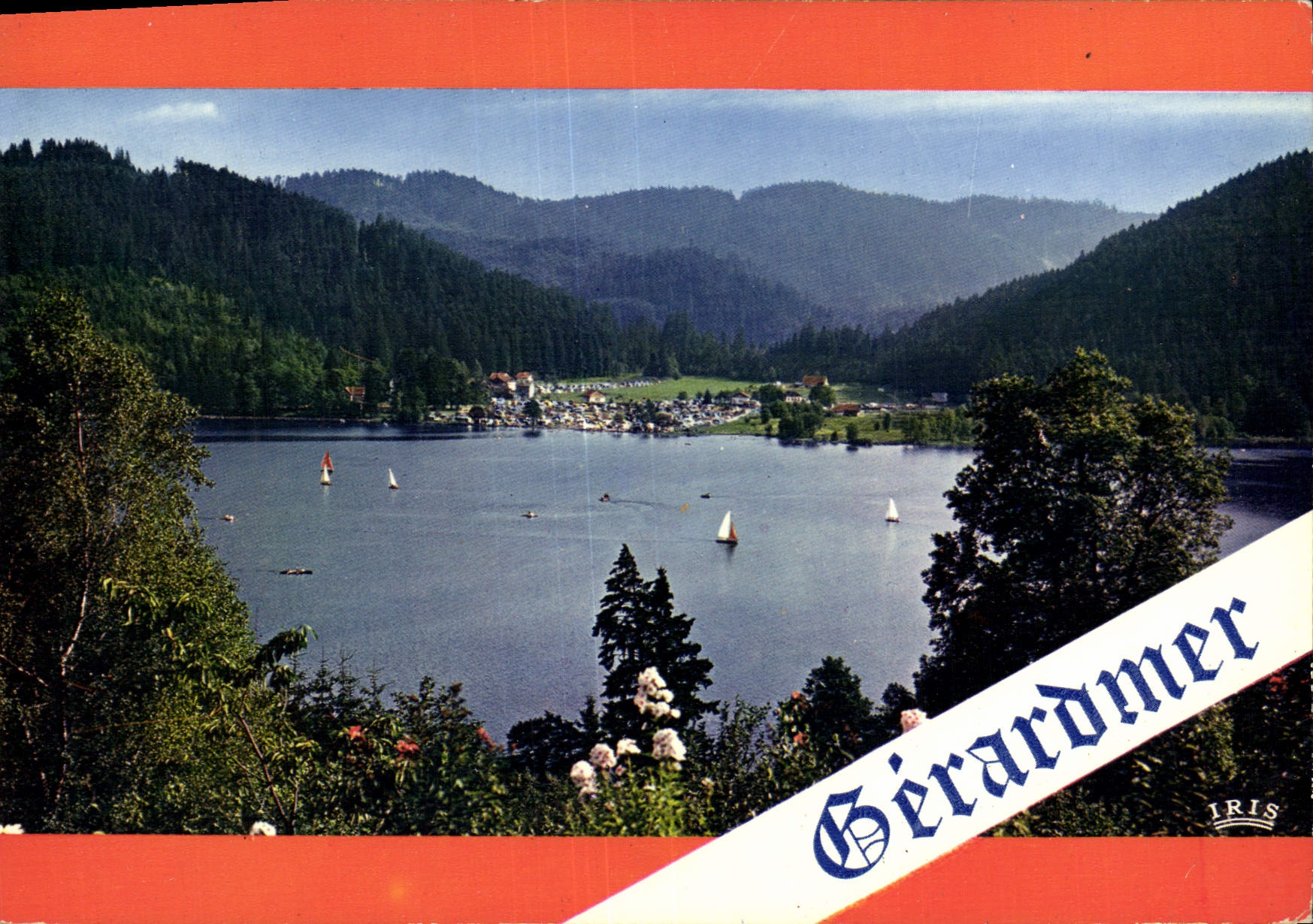 MODERN CARD the Picturesque Vosges Gerardmer the Lake Towards Ramberchamp
