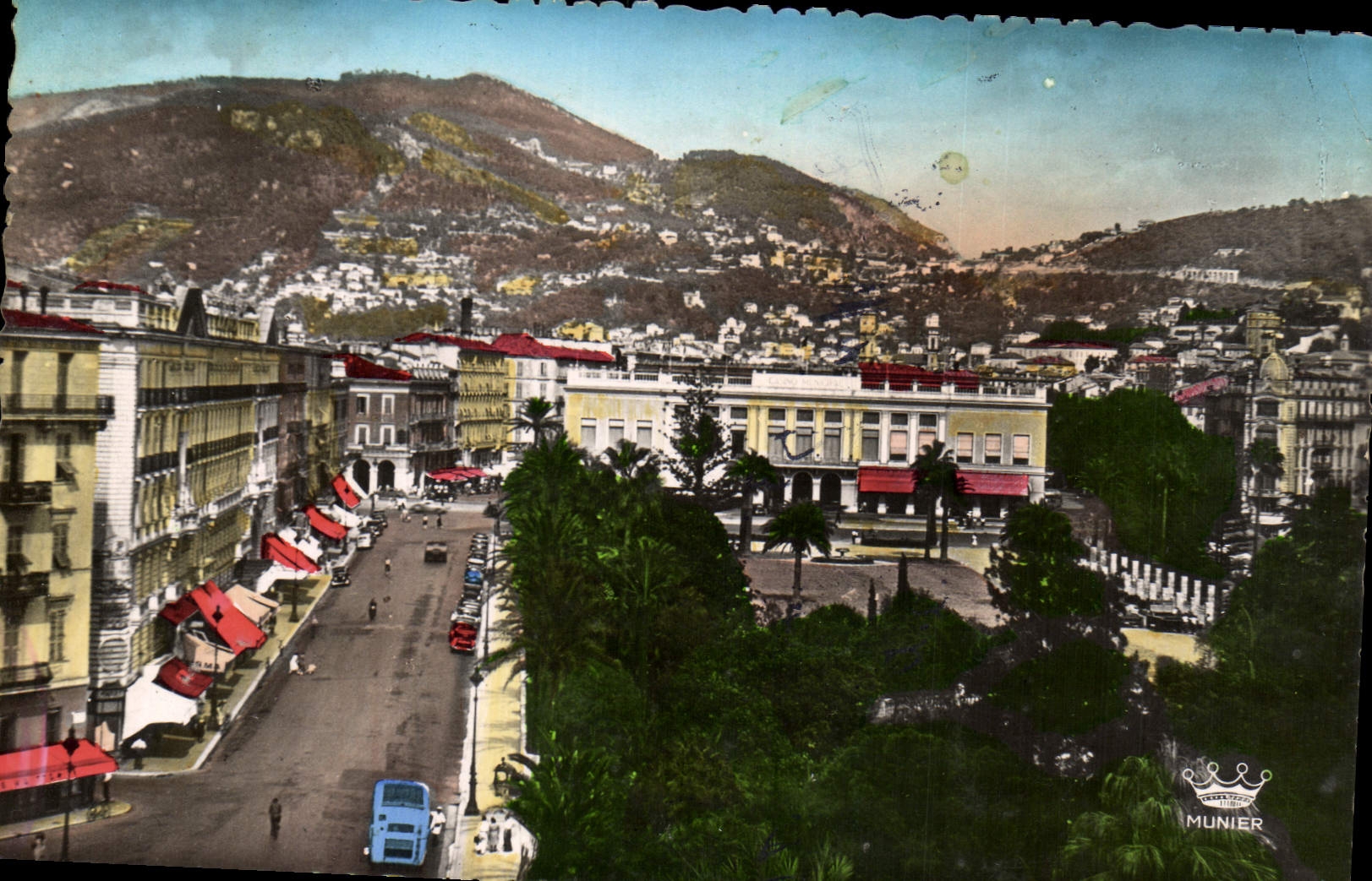 CPM Nice Le Casino Municipal Et Les Montagnes