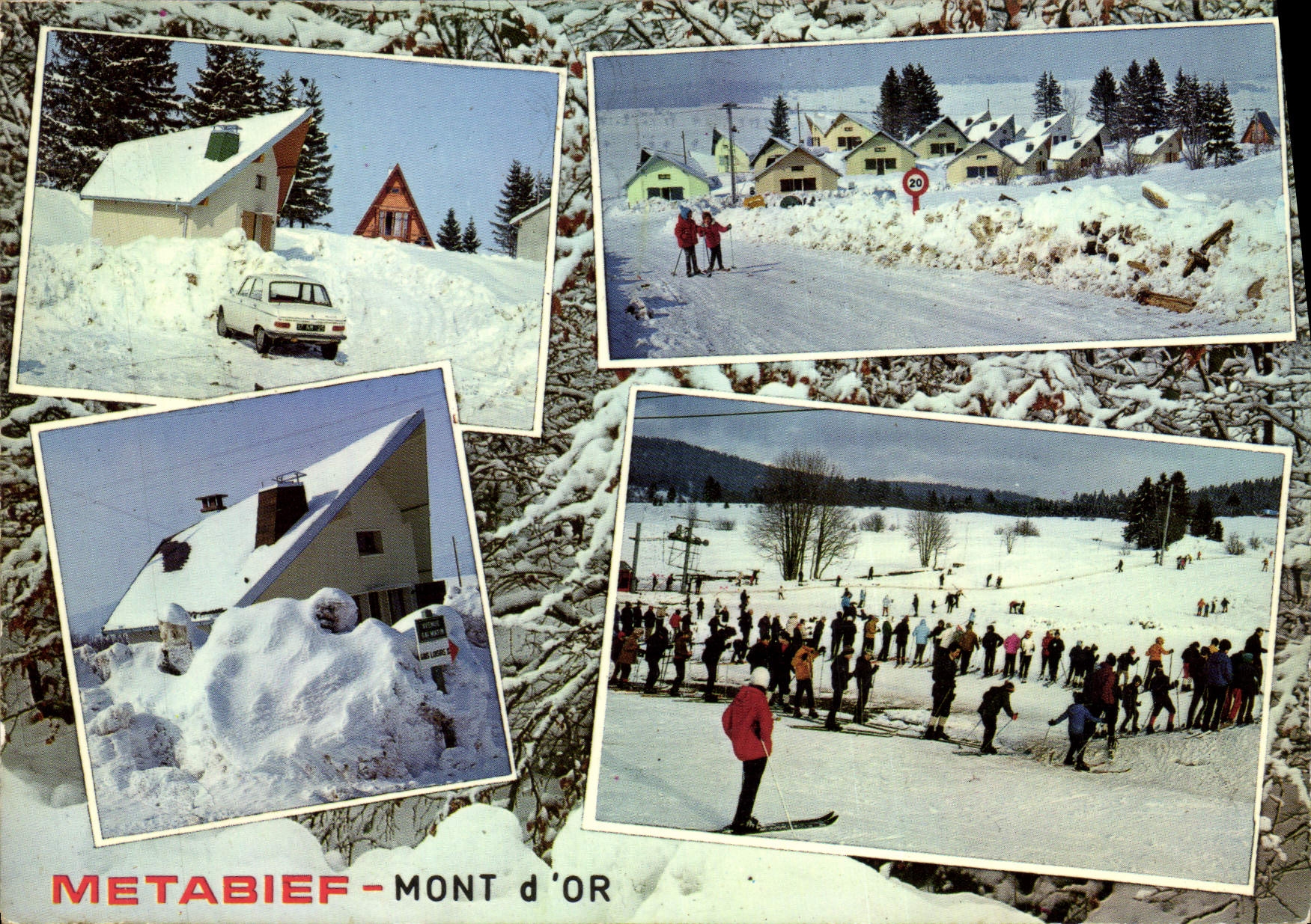 CPM Metabief Mont d'Or Village Gai Loisir Ski