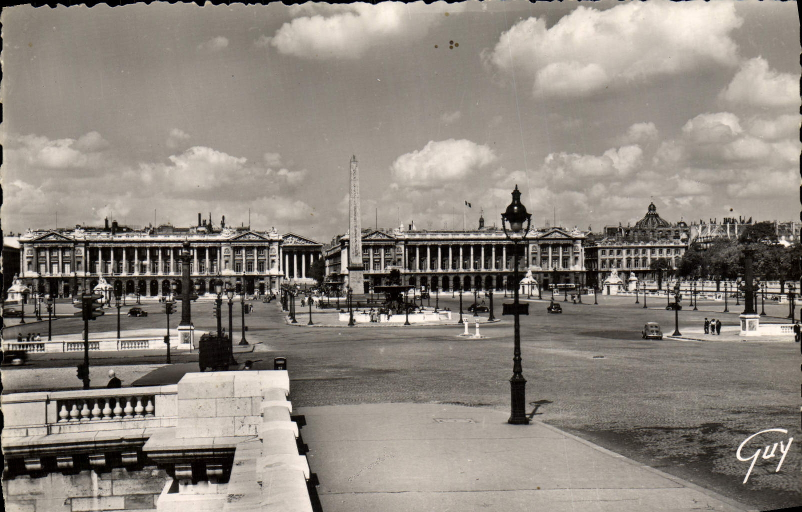 MODERN CARD Paris And Its Wonders the Bridge And the Place Of the Harmony