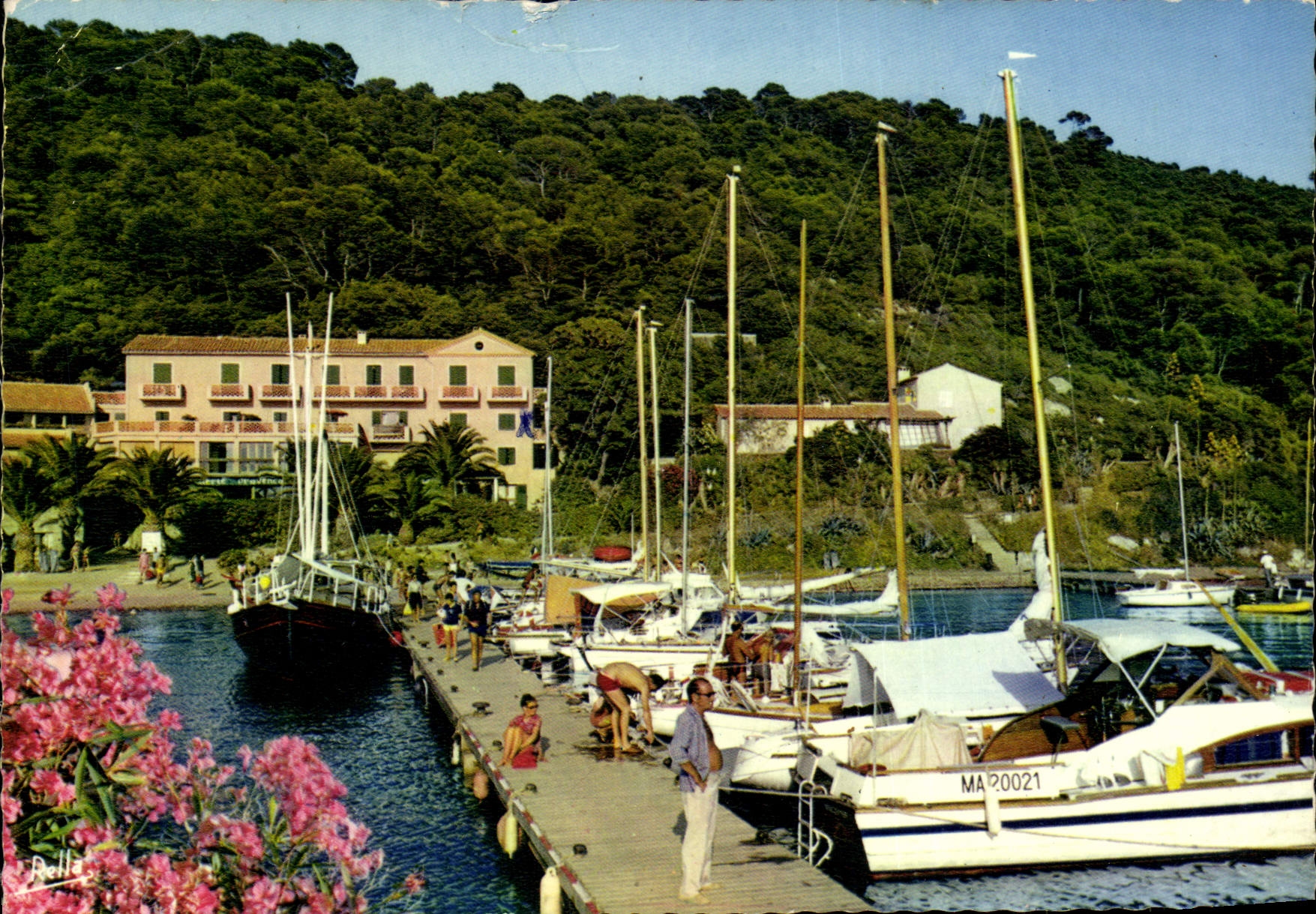 CPM La Cote D'Azur Varoise Ile De Port Cros L'Embarcadere Bateaux