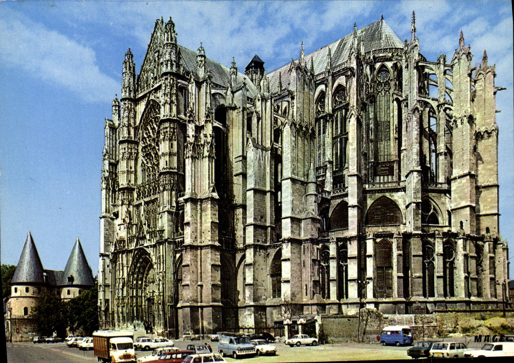 CPM Beauvais Cathedrale Saint Piere Transept Sud et abside