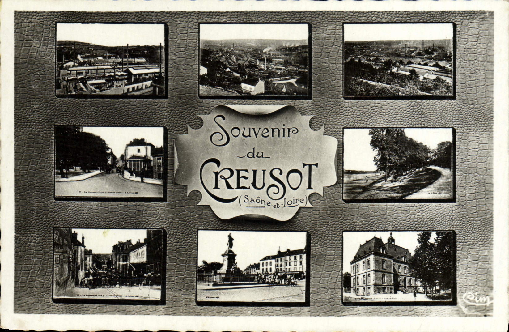 MODERN CARD To remember Of Creusot