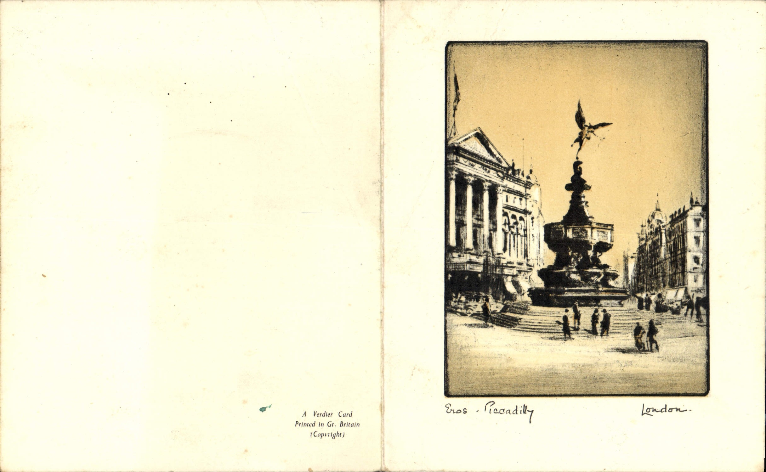 MODERN CARD London piccadilly