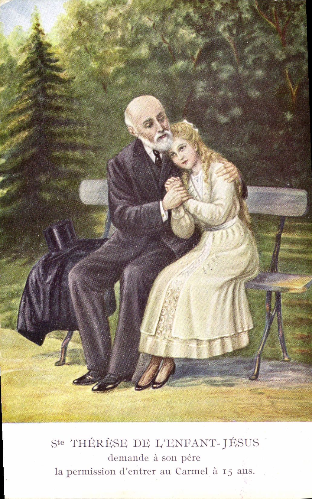 MODERN CARD Therese Of the Child Jesus Lisieux