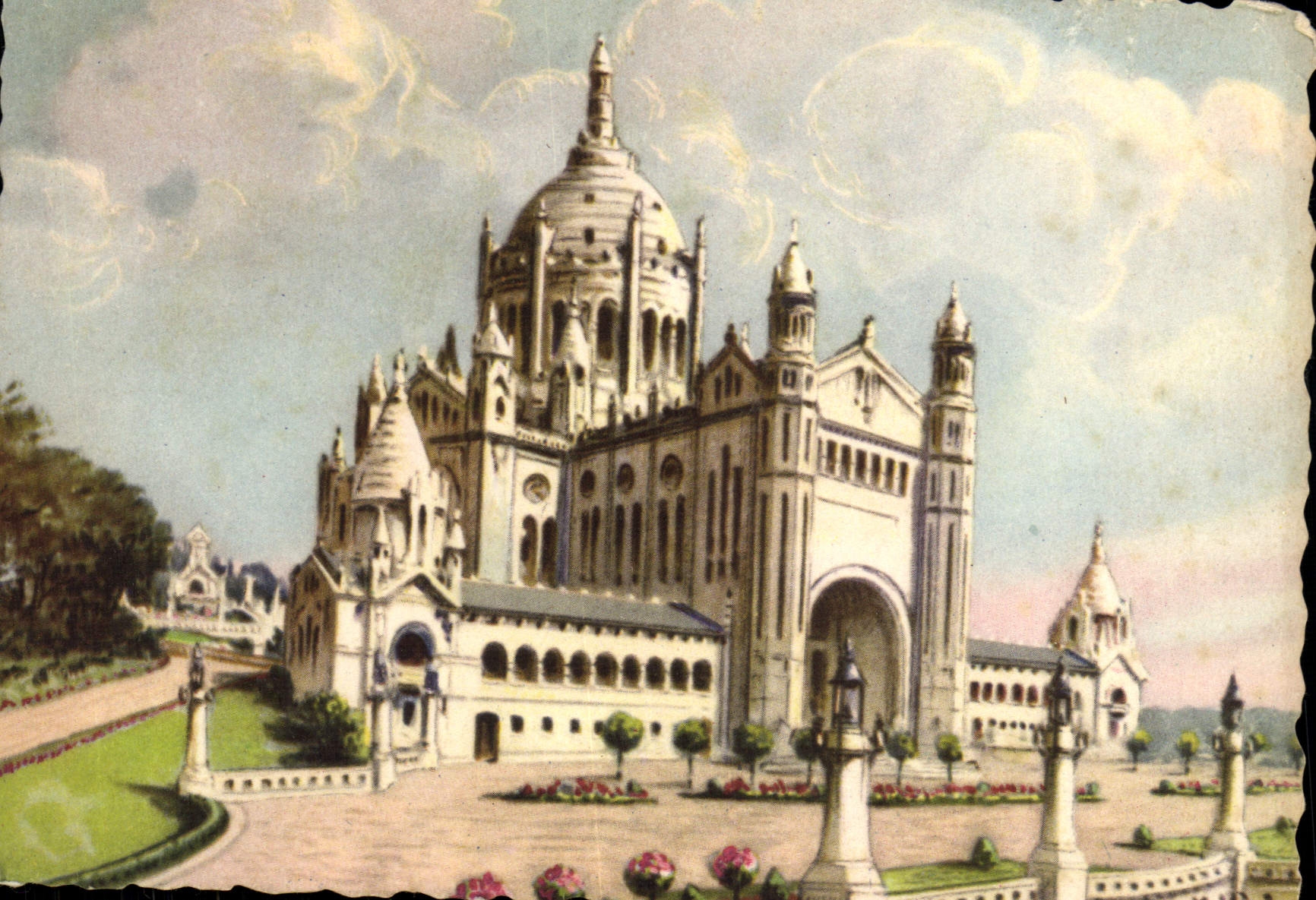 CPM Basilique De Lisieux Vue d'Ensemble