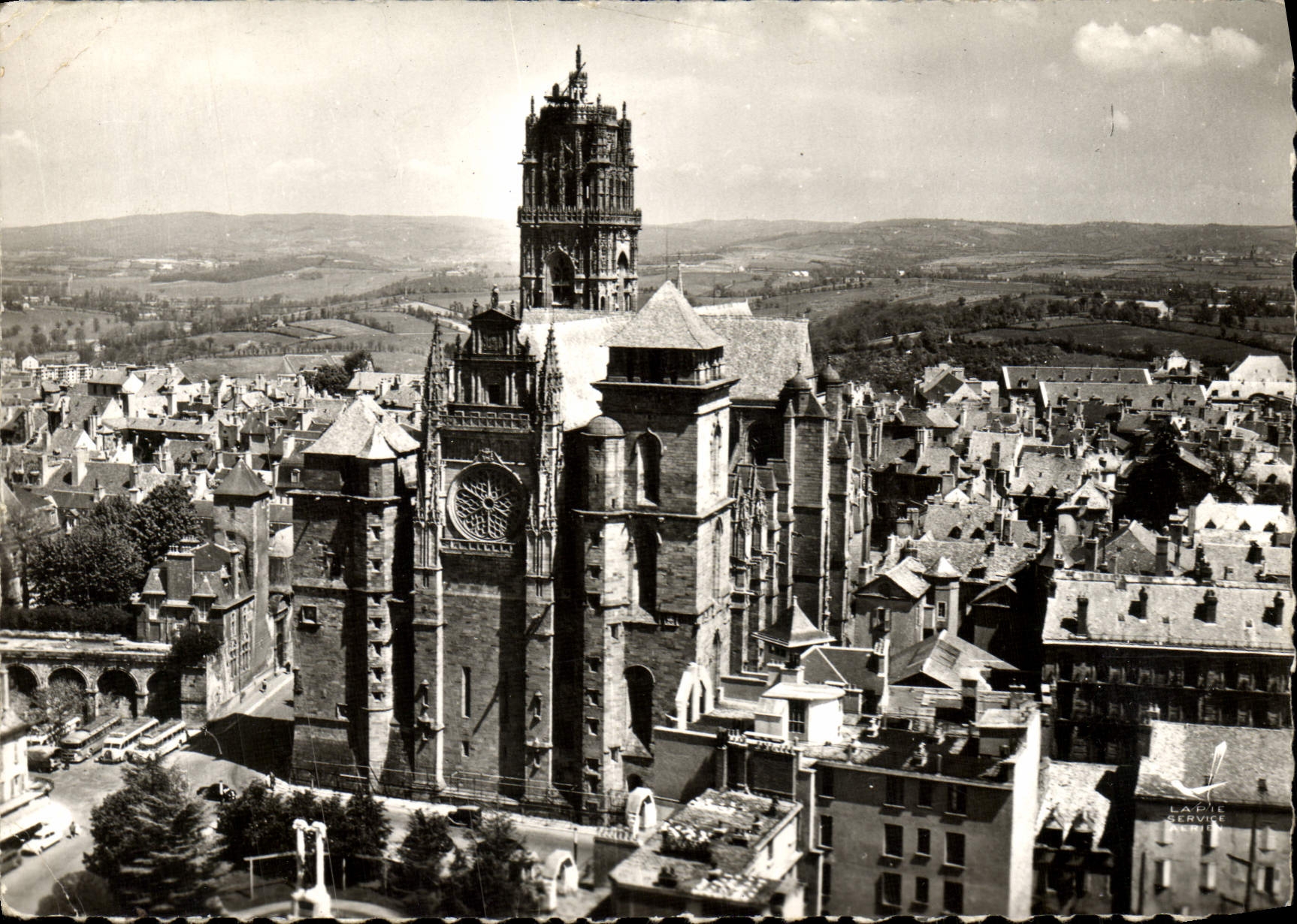 MODERN CARD Avion With the Top Of Rodez Places Of Weapons