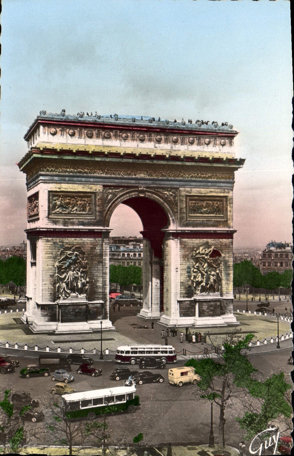CPM Paris Et Ses Merveilles L'Arc De Triomphe De l'Etoile