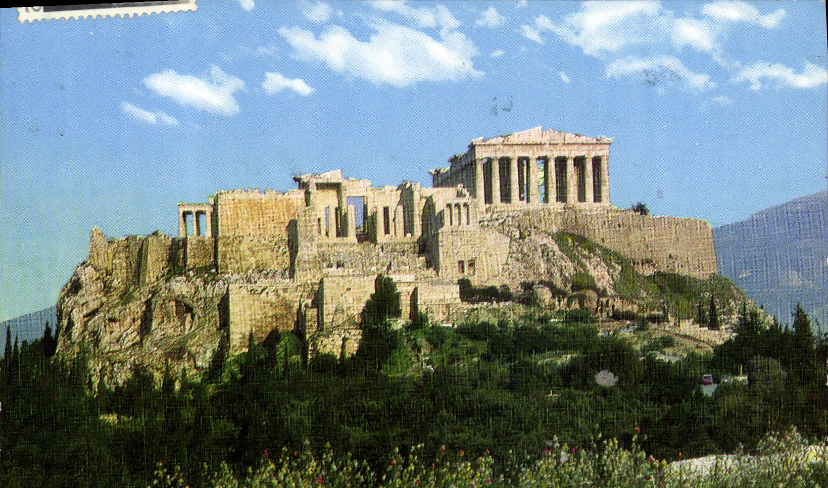 MODERN CARD Athens Acropolis