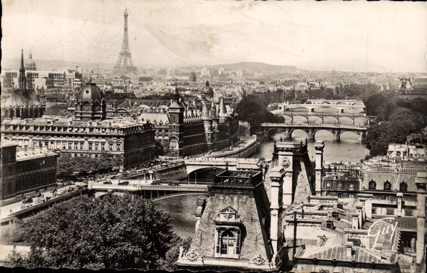 CPM Paris Et Ses Merveilles Perspective Des Sept Ponts
