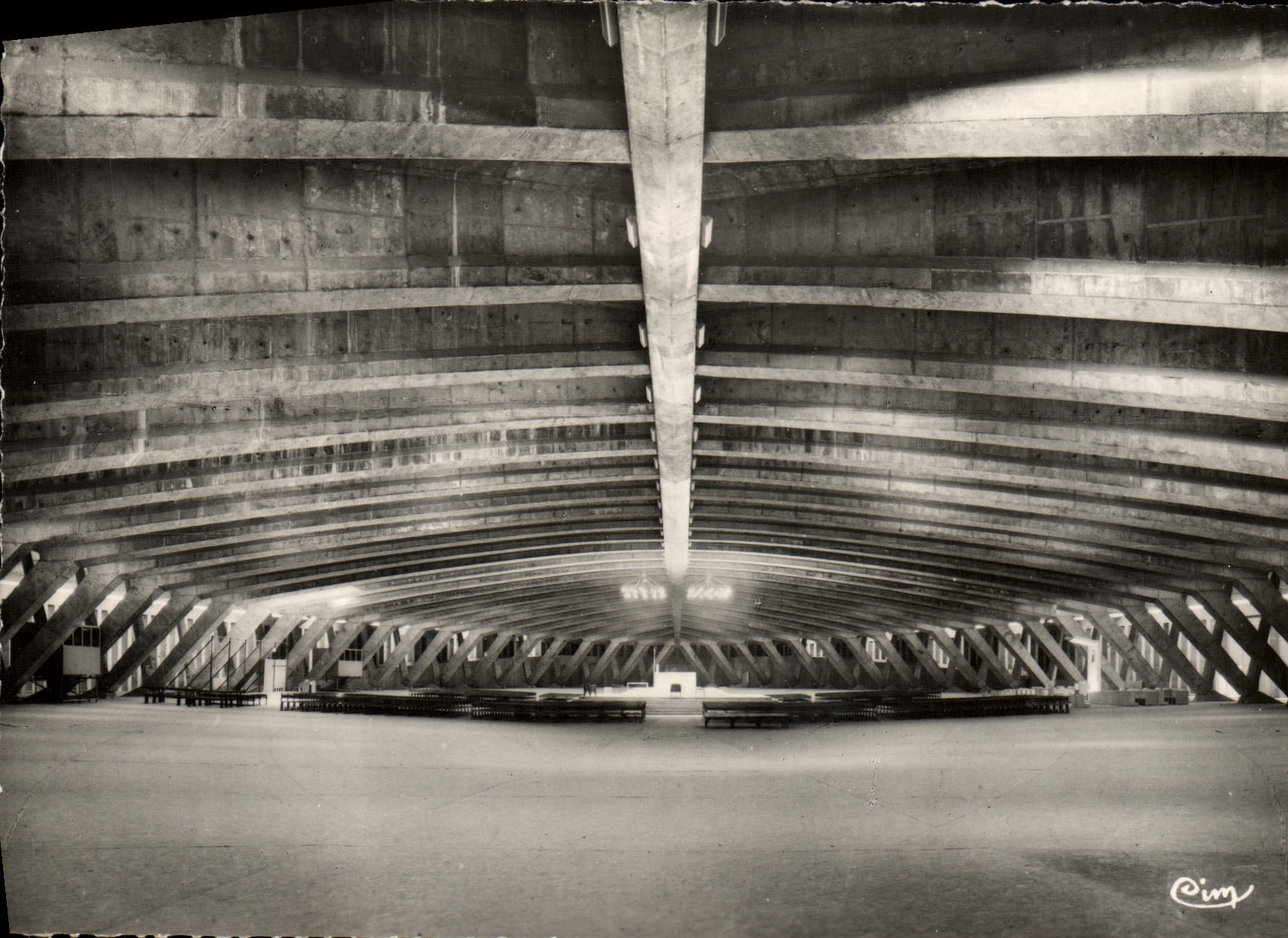 MODERN CARD Heavy Interior Of the Church