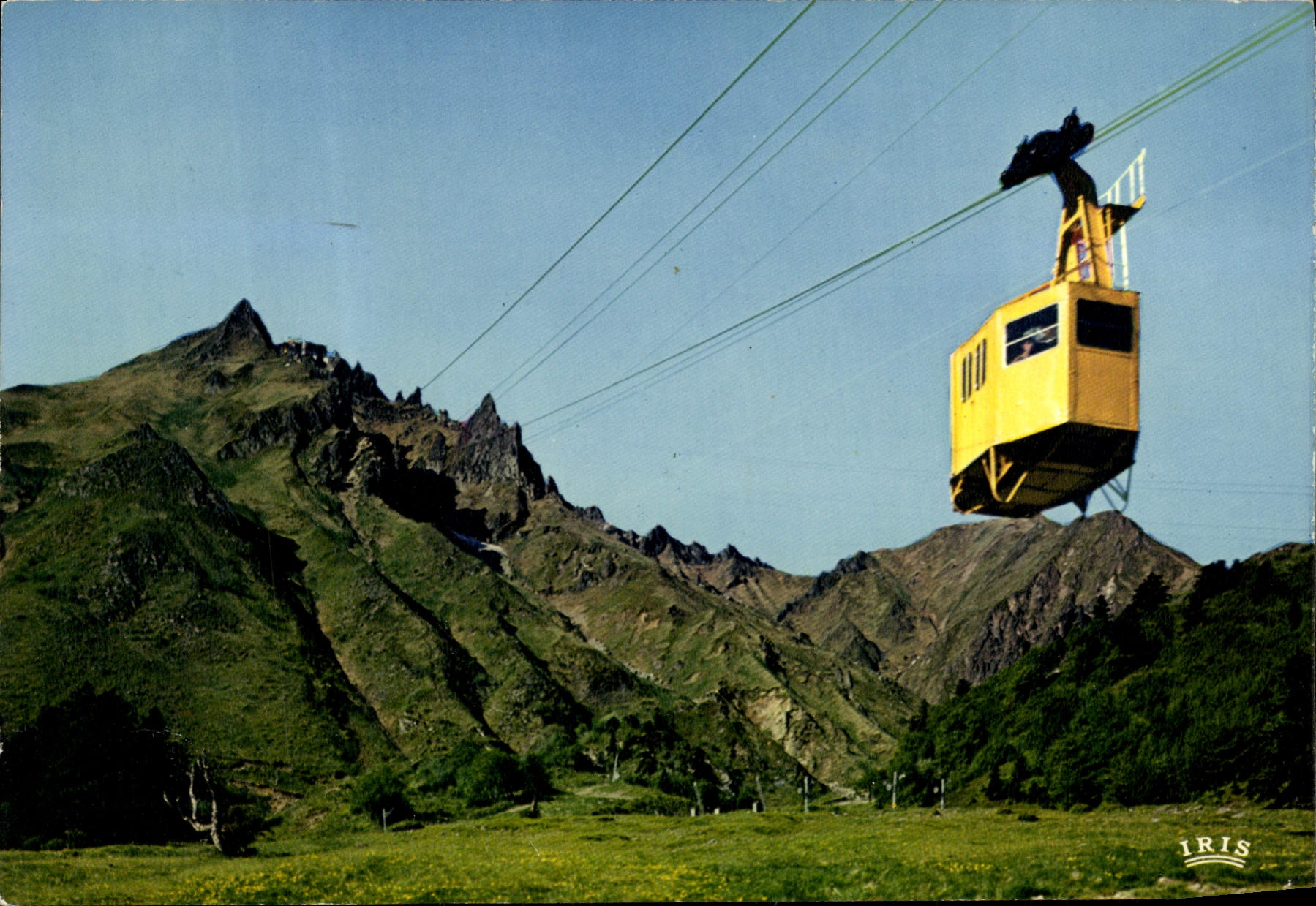MODERN CARD Auvergne the Mount Gilds Sancy And the cable car