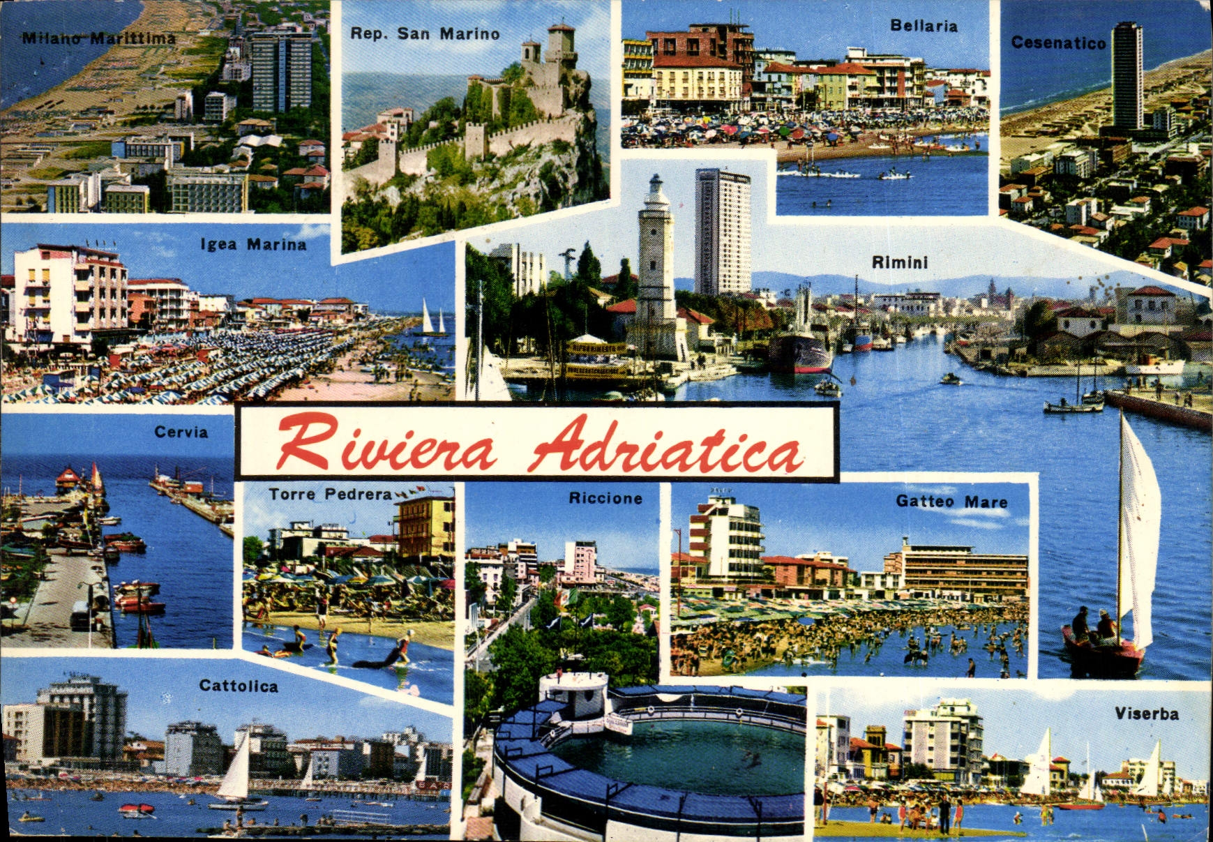 POSTAL MODERNA Riviera Adriatica
