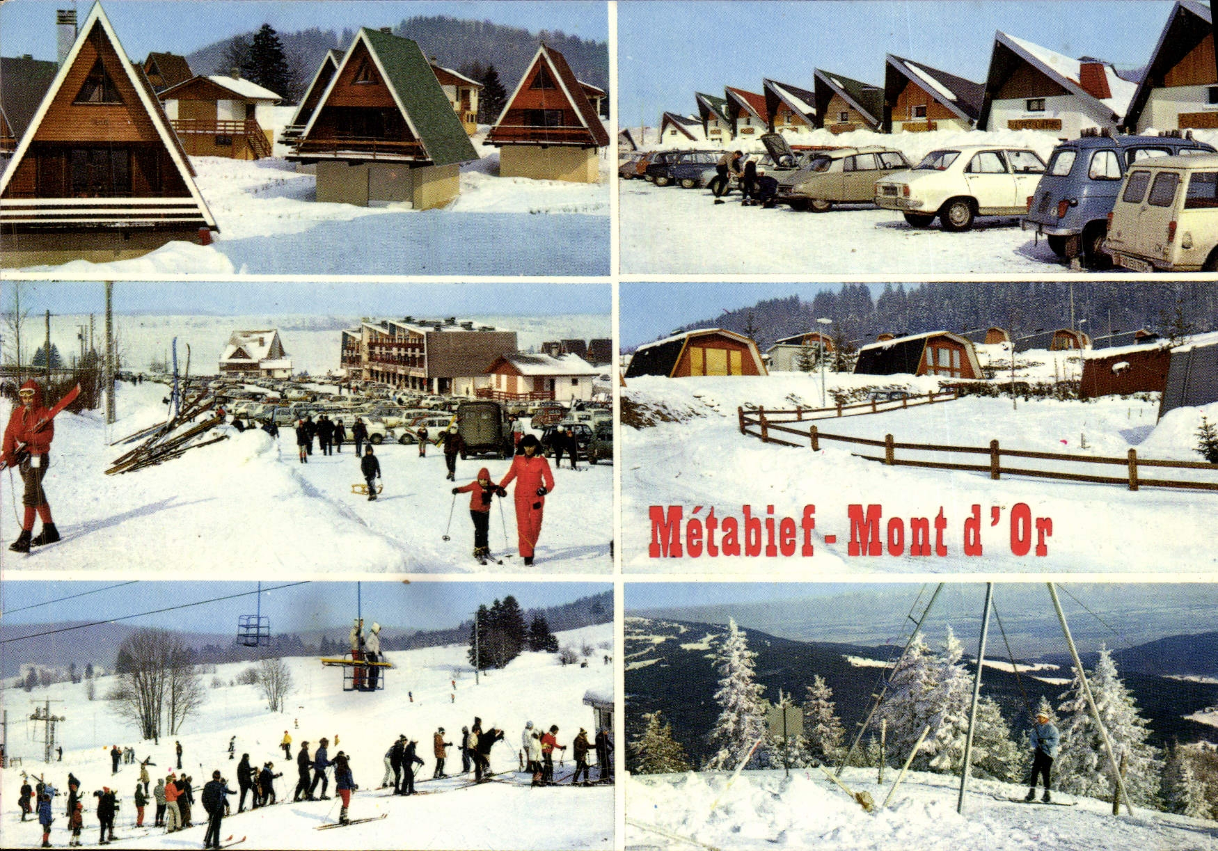 MODERN CARD Metabief Mount of Gold