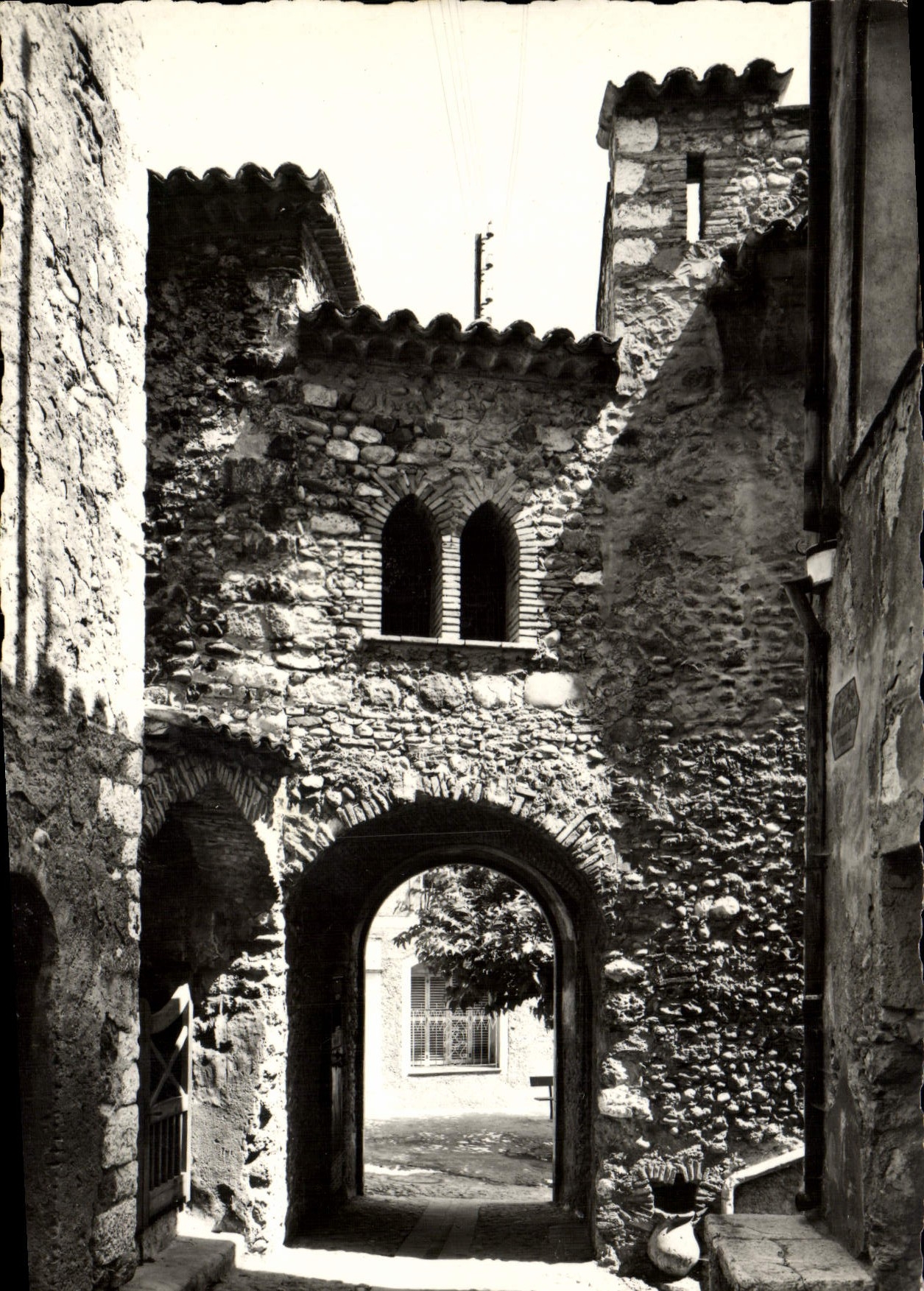 POSTAL MODERNA Cagnes en Mer lleva de Antibes