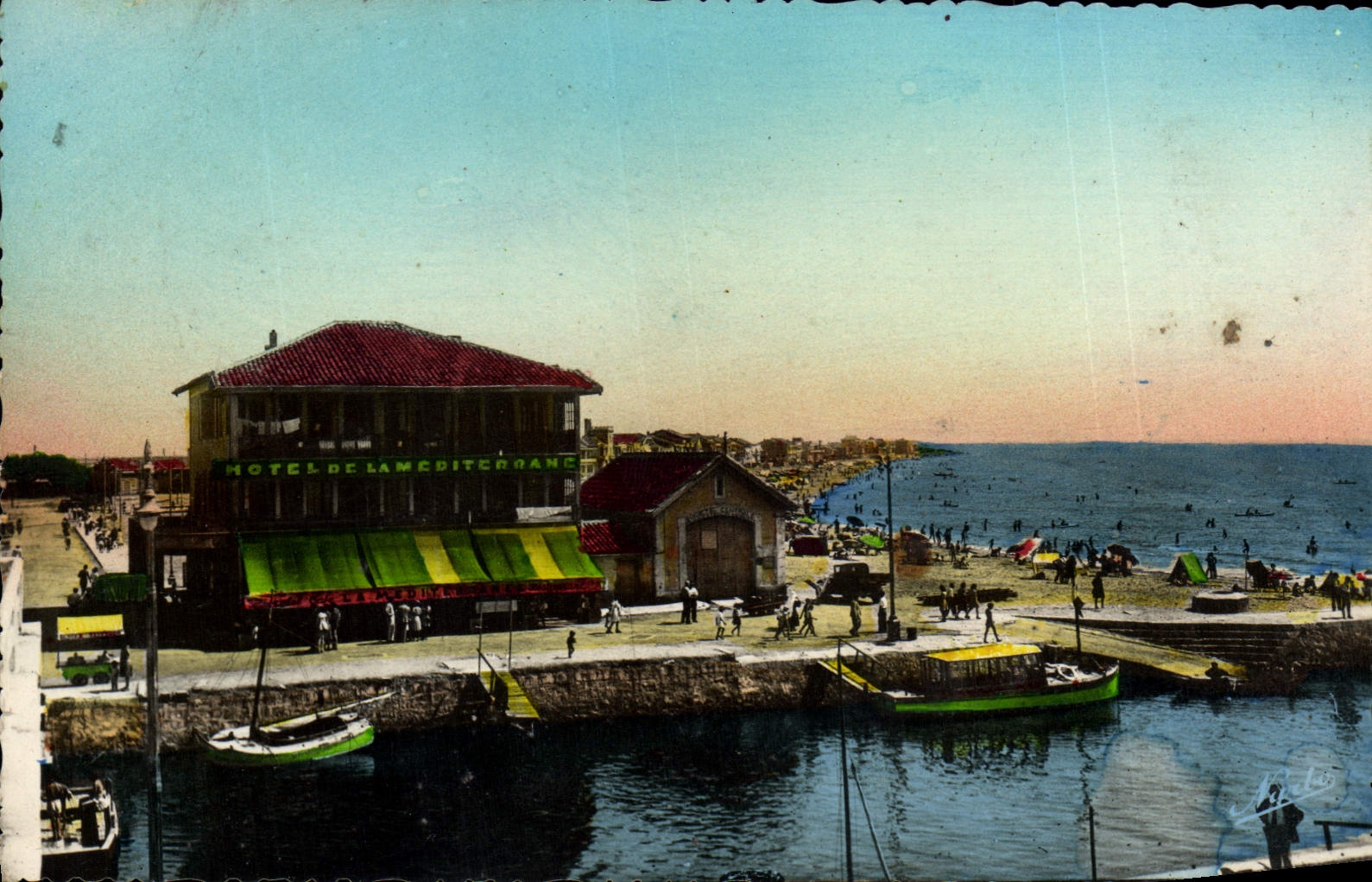 MODERN CARD Palavas Hotel Of the Mediterranean