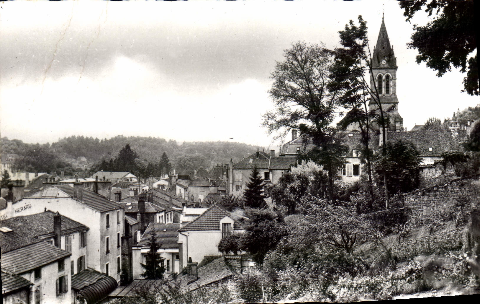 CPM Bourbonne Les Bains Vue Generale Prise De l'Hotel De Ville