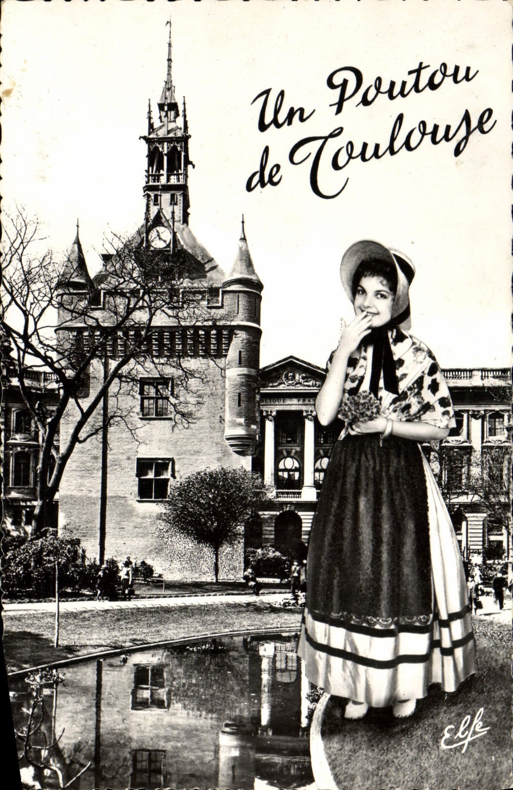 POSTAL MODERNA Toulouse ISCED de las violetas la subsistencia del folklore capital