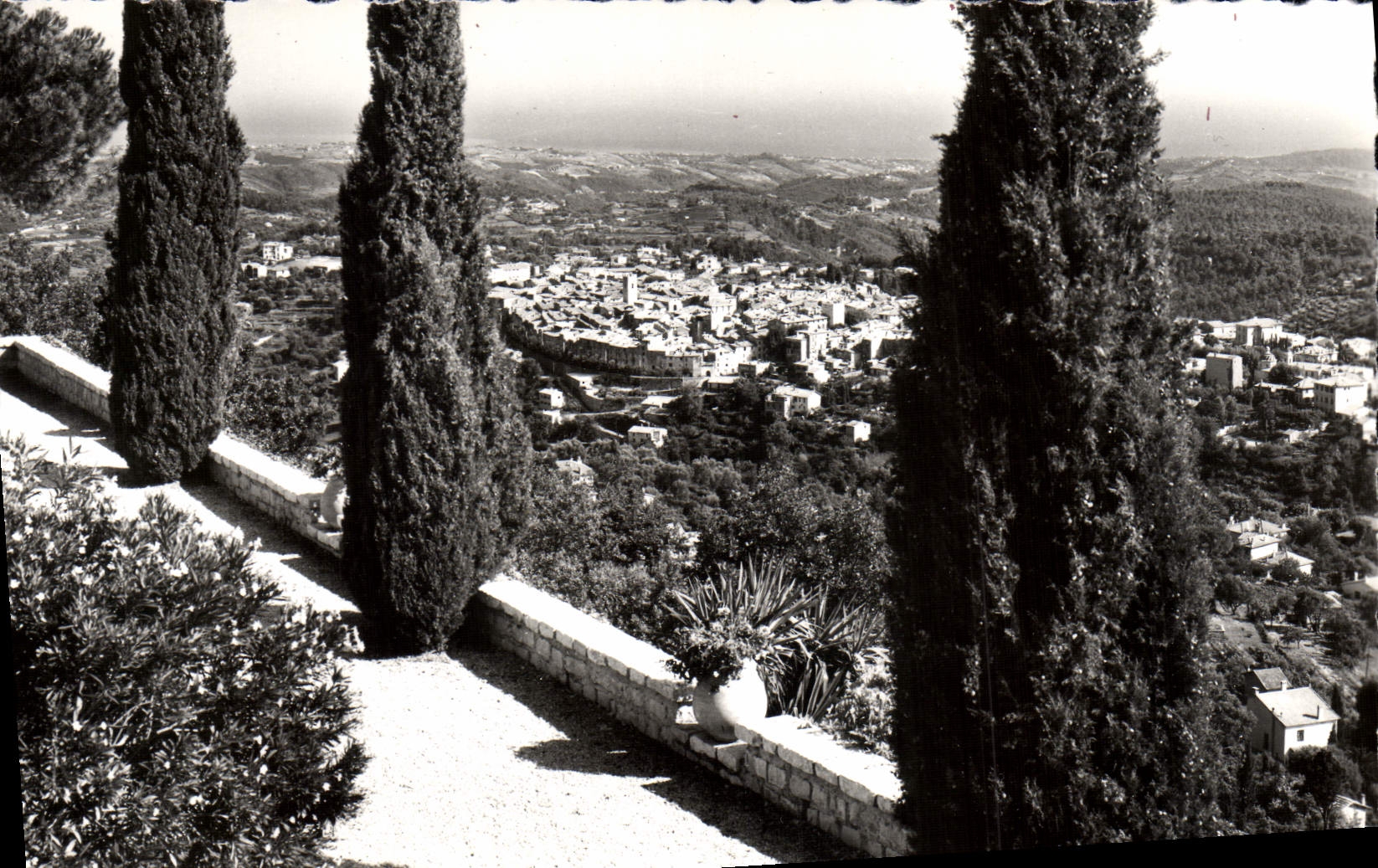 CPM Vence La Jolie Vue Generale La Mediterranee