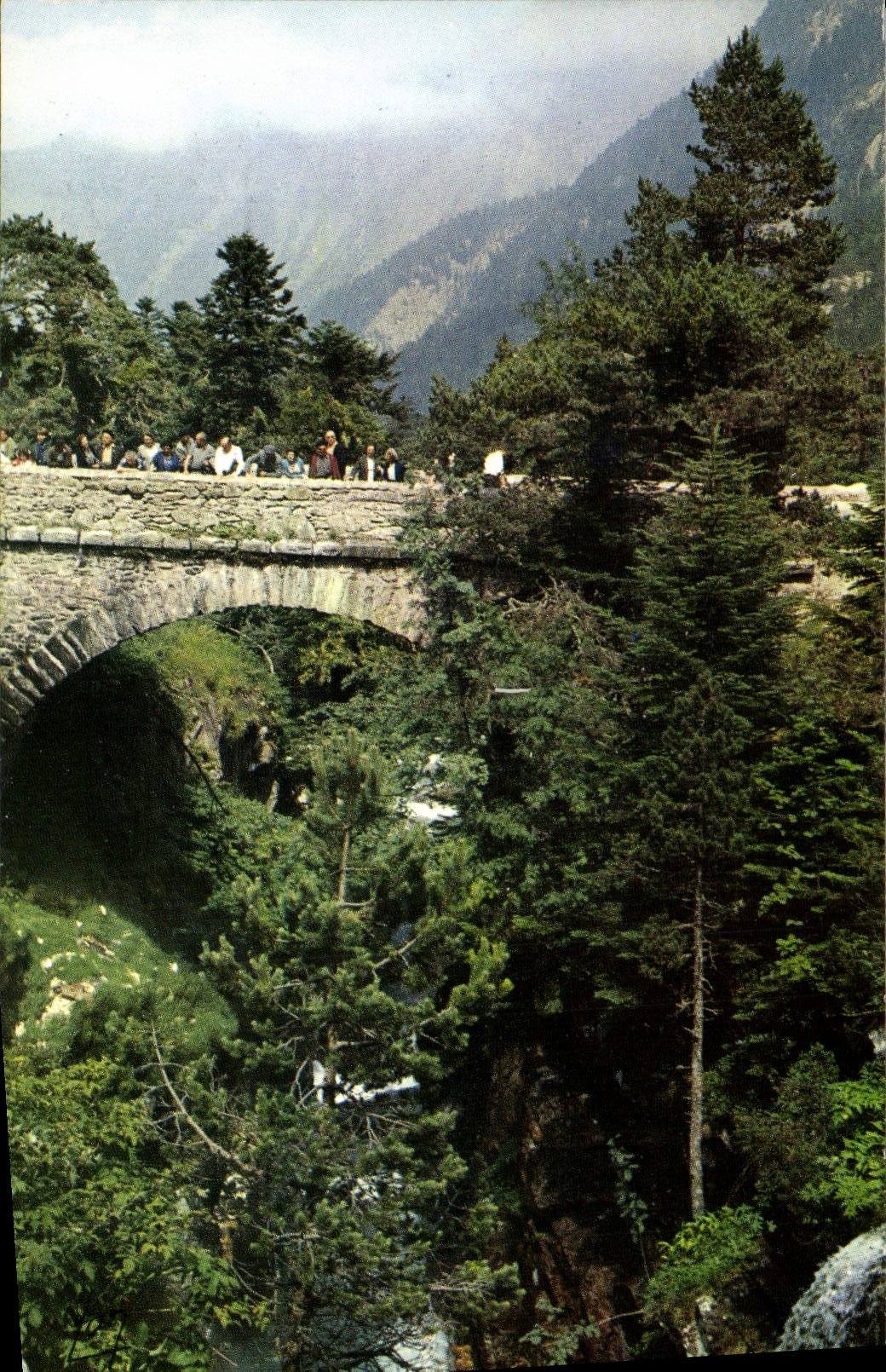 MODERN CARD Cauterets the Bridge of Spain
