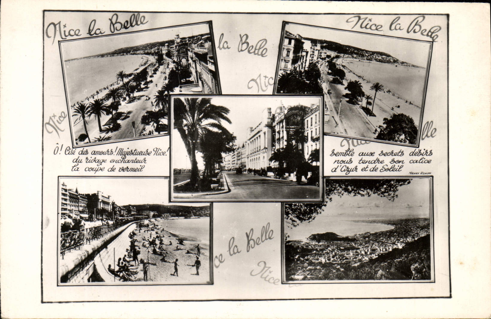 CPM Nice Vues Principales