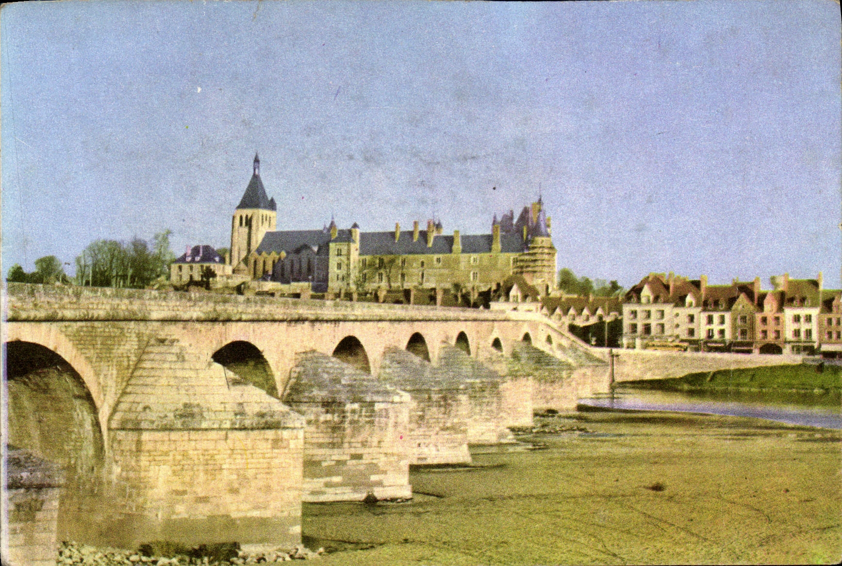 MODERN CARD Gien the Old Bridge