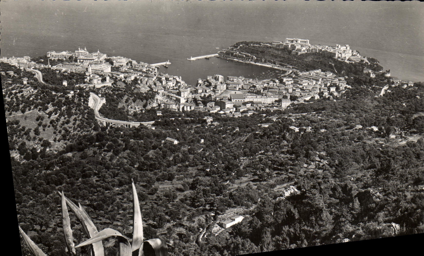 MODERN CARD the Dimension of Monaco Azure View Taken Of Turbie