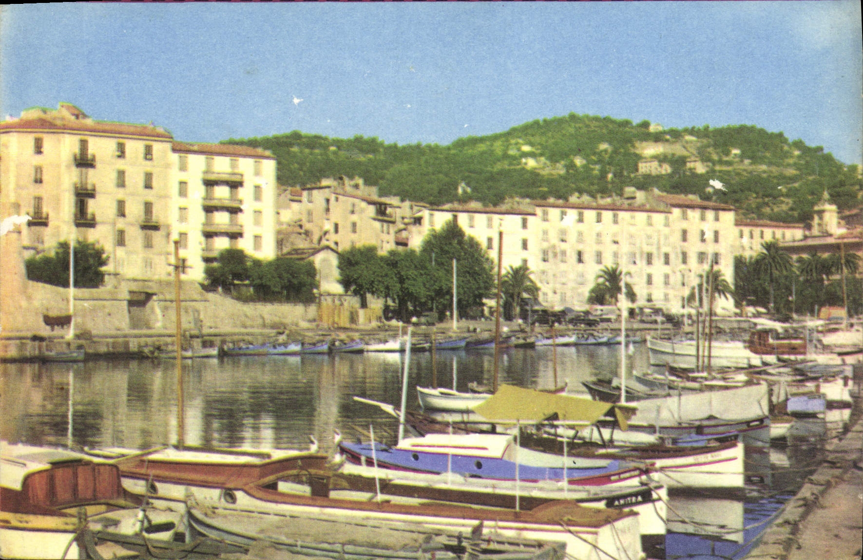 MODERN CARD Ajaccio the Port