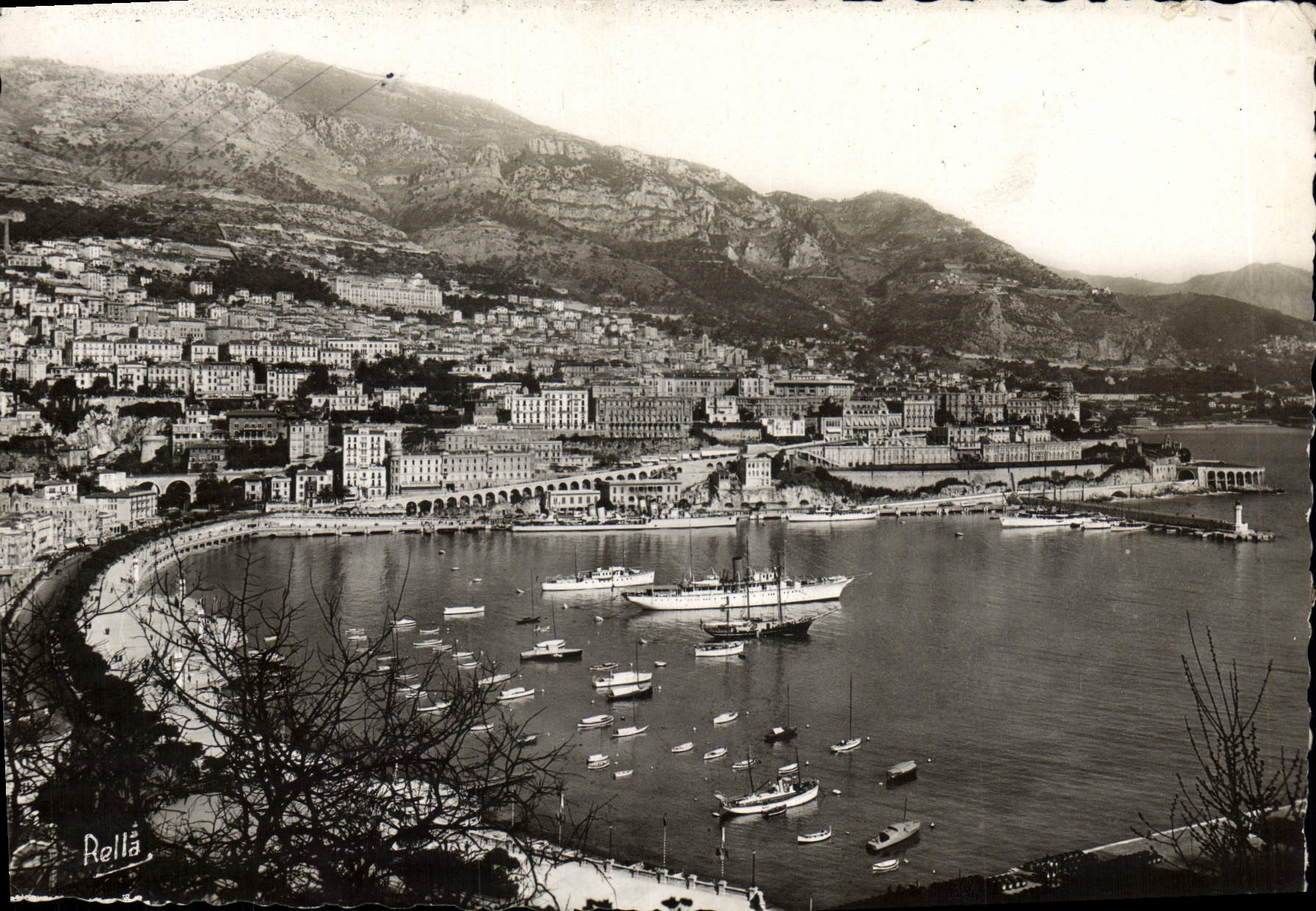 CPM La Cote d'Azur Monte Carlo Et Le Port De Monaco
