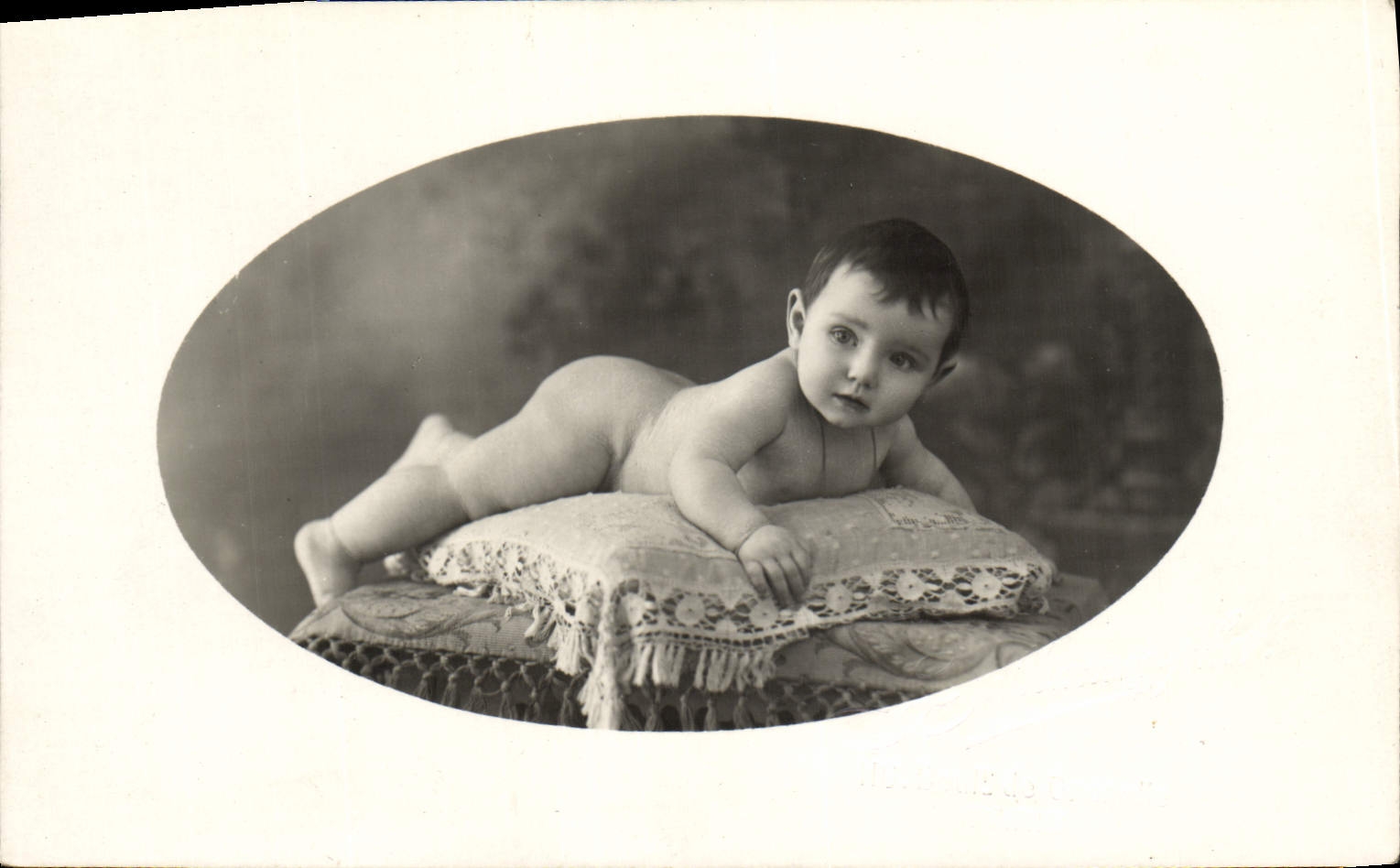 CARTE PHOTO Enfant Bebe Boulevard de Grenelle PAris 