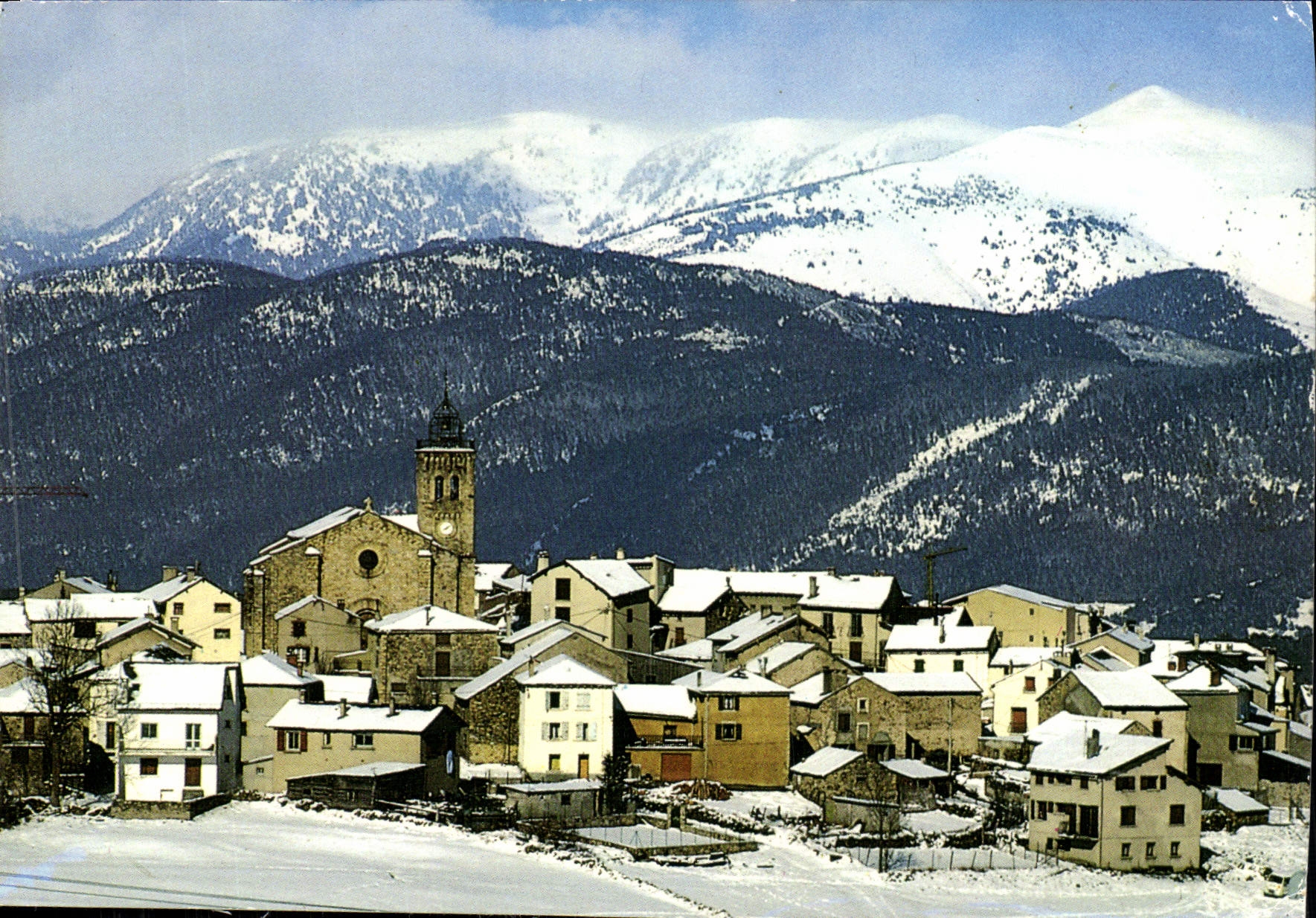 MODERN CARD Light And Colors Of Capcir Angles the Village