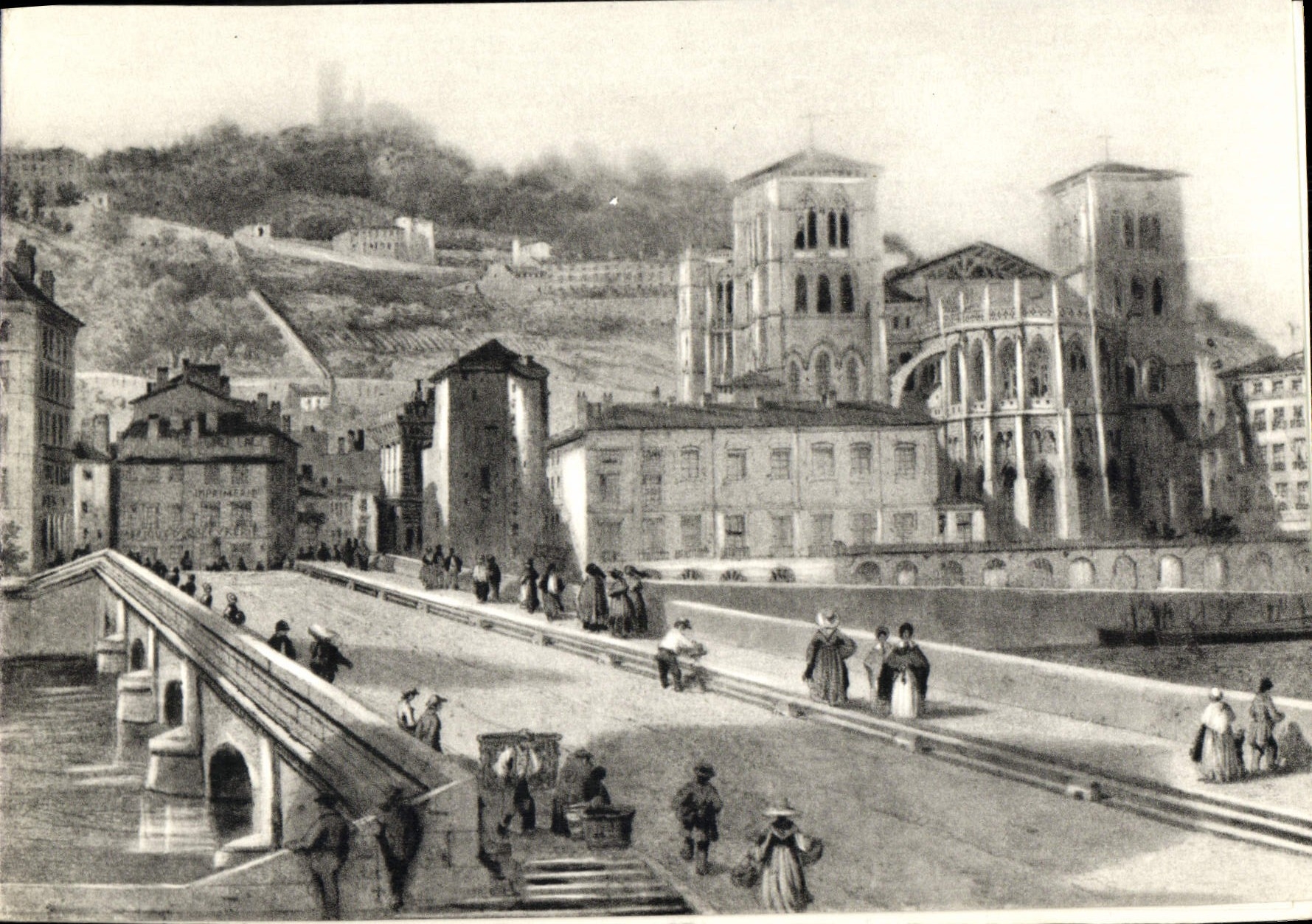 CPM Lyon D'Autrefois Le Pont Tilsitt