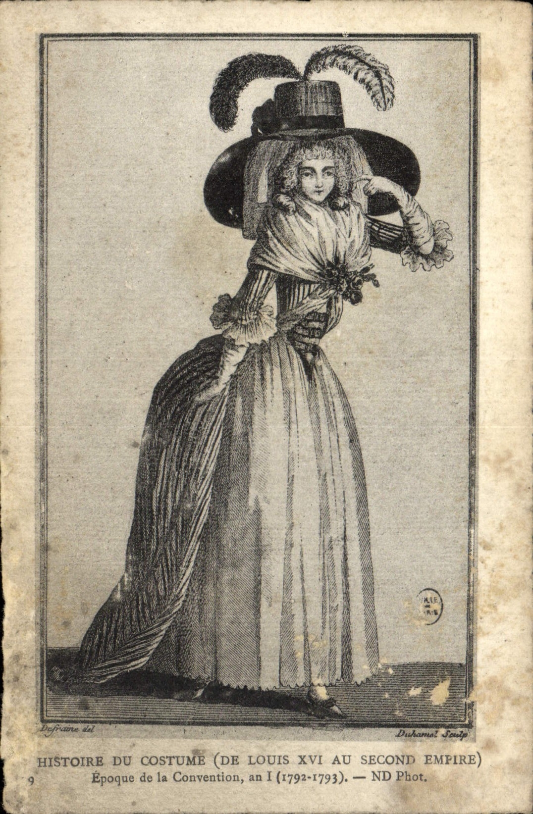CPA Histoire Du Costume Epoque de la Convention