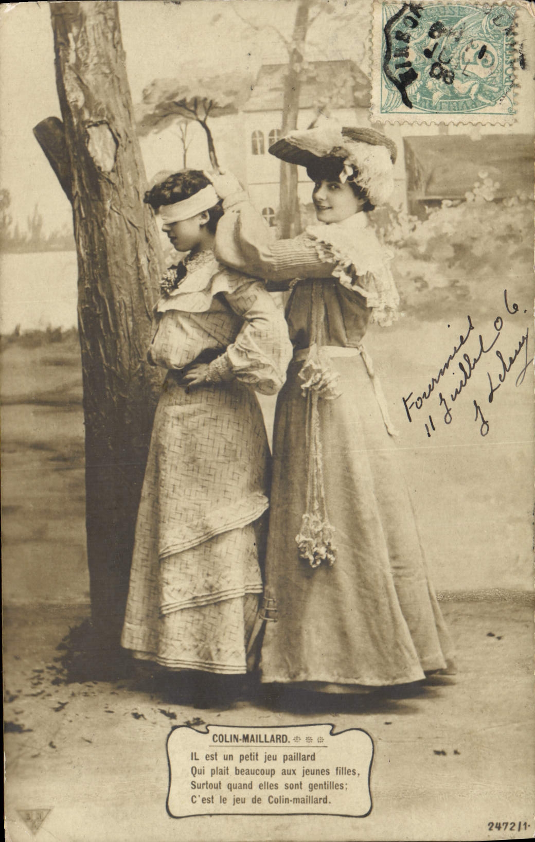 VINTAGE POSTCARD Fantasy Woman Maillard Hake