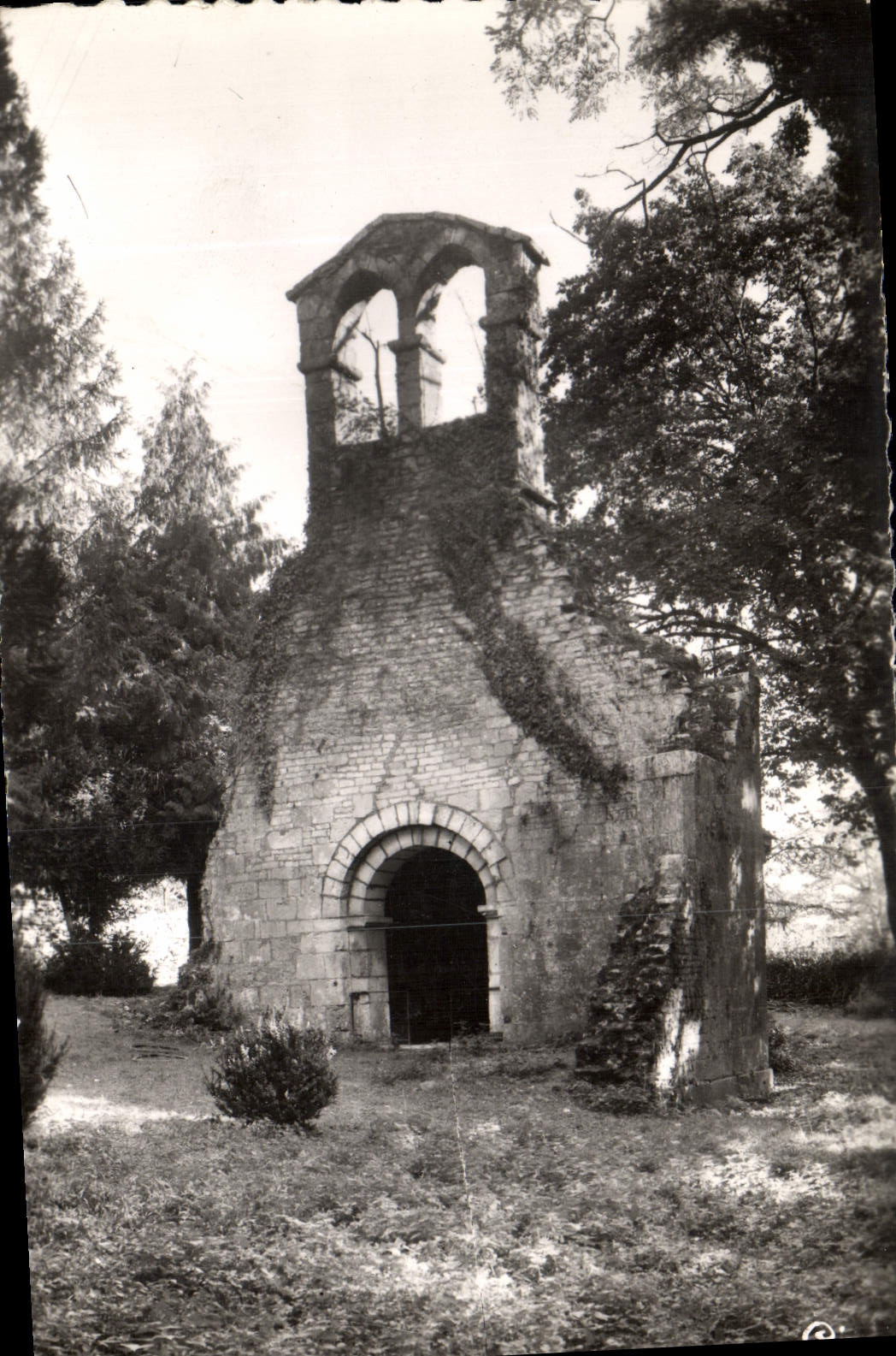 MODERN CARD Savignac the Churches Church St Christophe