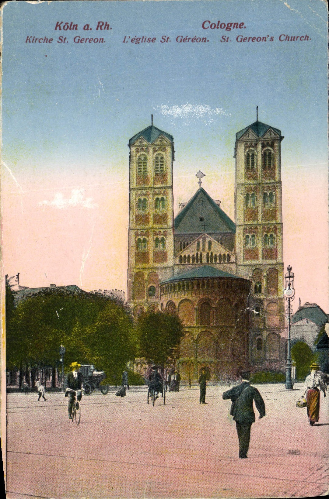 MODERN CARD Koln has Cologne Kirche St Gereon