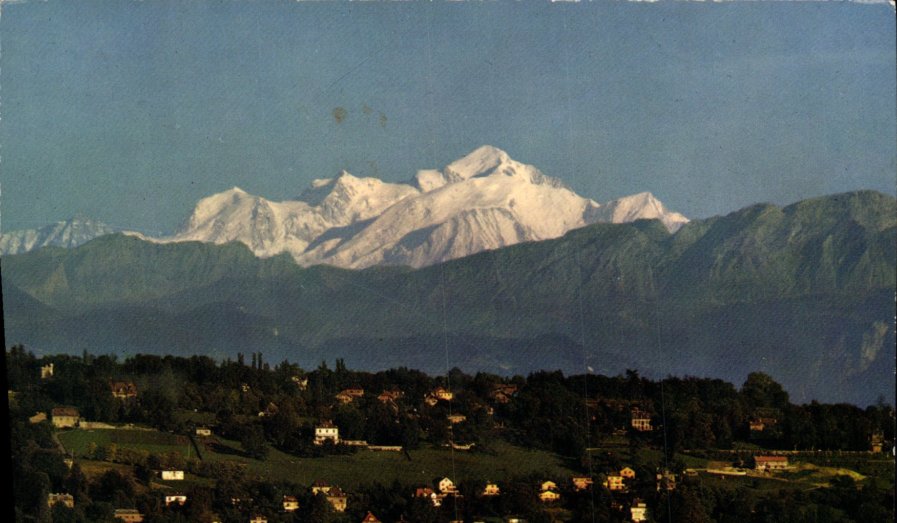 CPM Le Mont Blanc Vu De Geneve