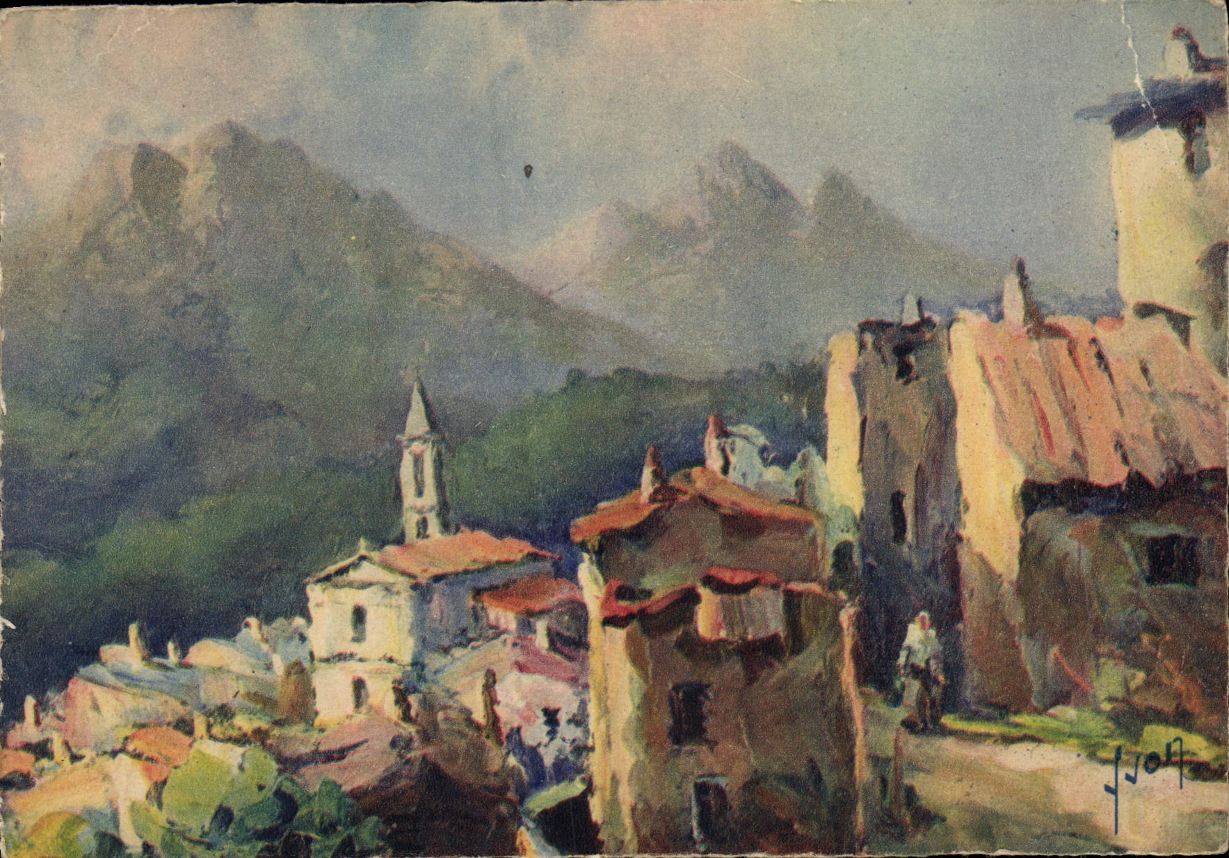 CPM Evisa Vue Generale